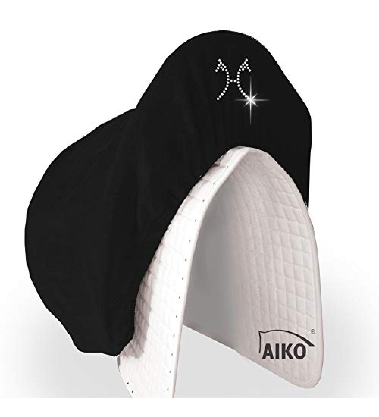 AIKO saddle protector black - Hannoverian Collection breathable and washable