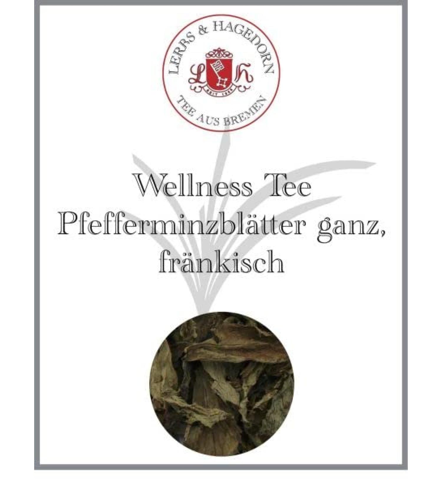  Lerbs & Hagedorn Wellness Tee Peppermint Leaf Tea 250g - Buy Online on GoSupps.com
