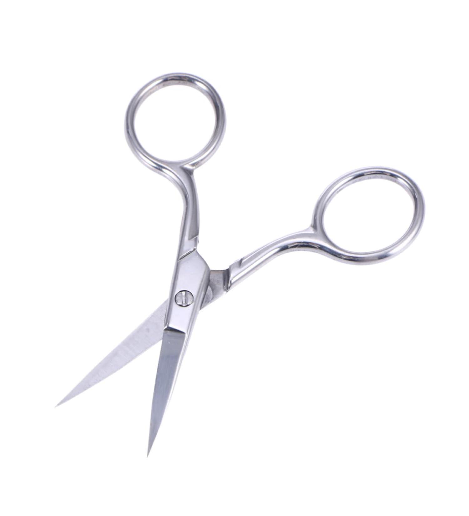 FRCOLOR Precision Ear & Nose Hair Scissors | Trim Facial Hair with Ease - Ideal for Eyebrows & Eyelashes - Buy Online on GoSupps.com