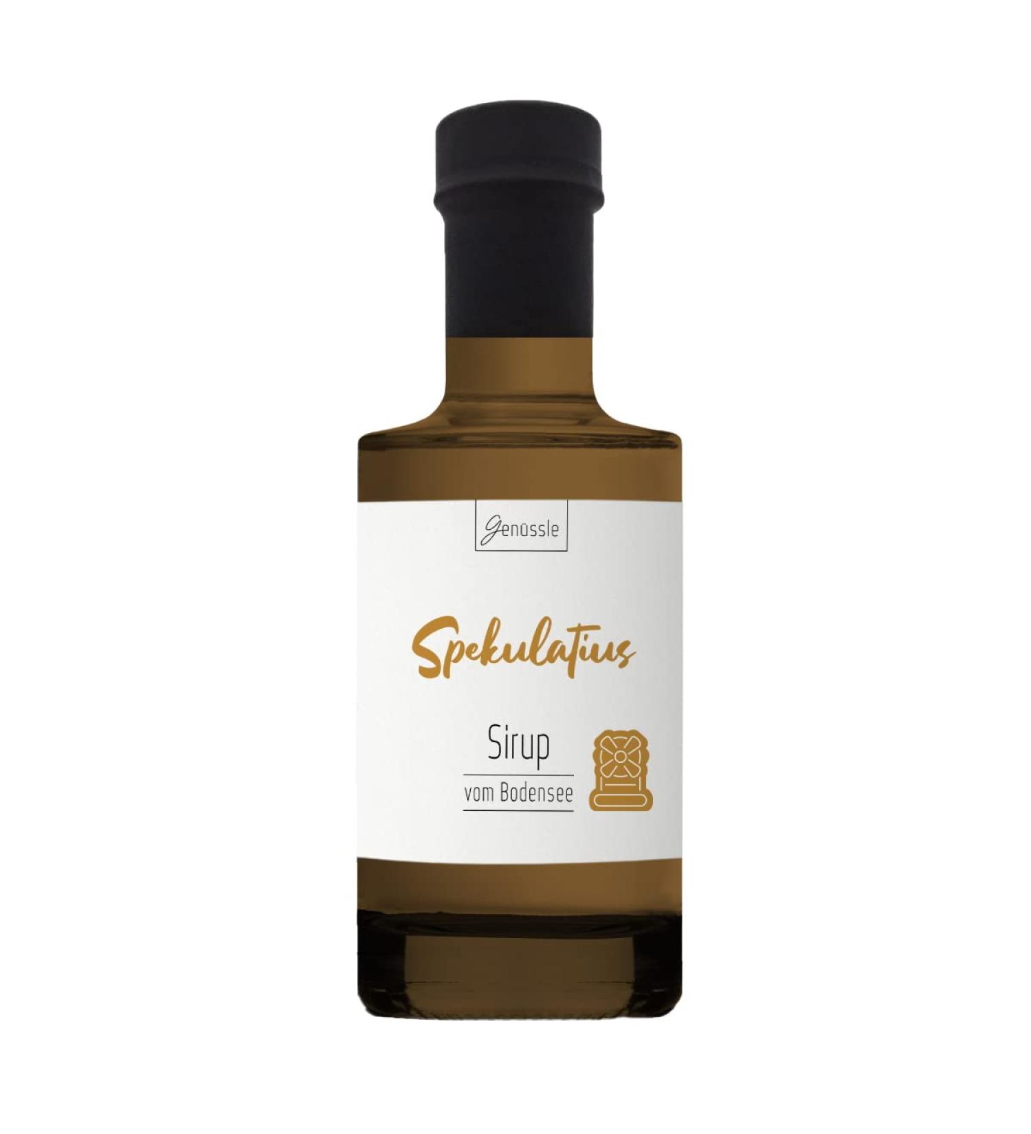 Organic Speculatius Syrup 200 ml - Speculatius Syrup from the Lake Constance Region - Winter Syrup - Naturally without Additives