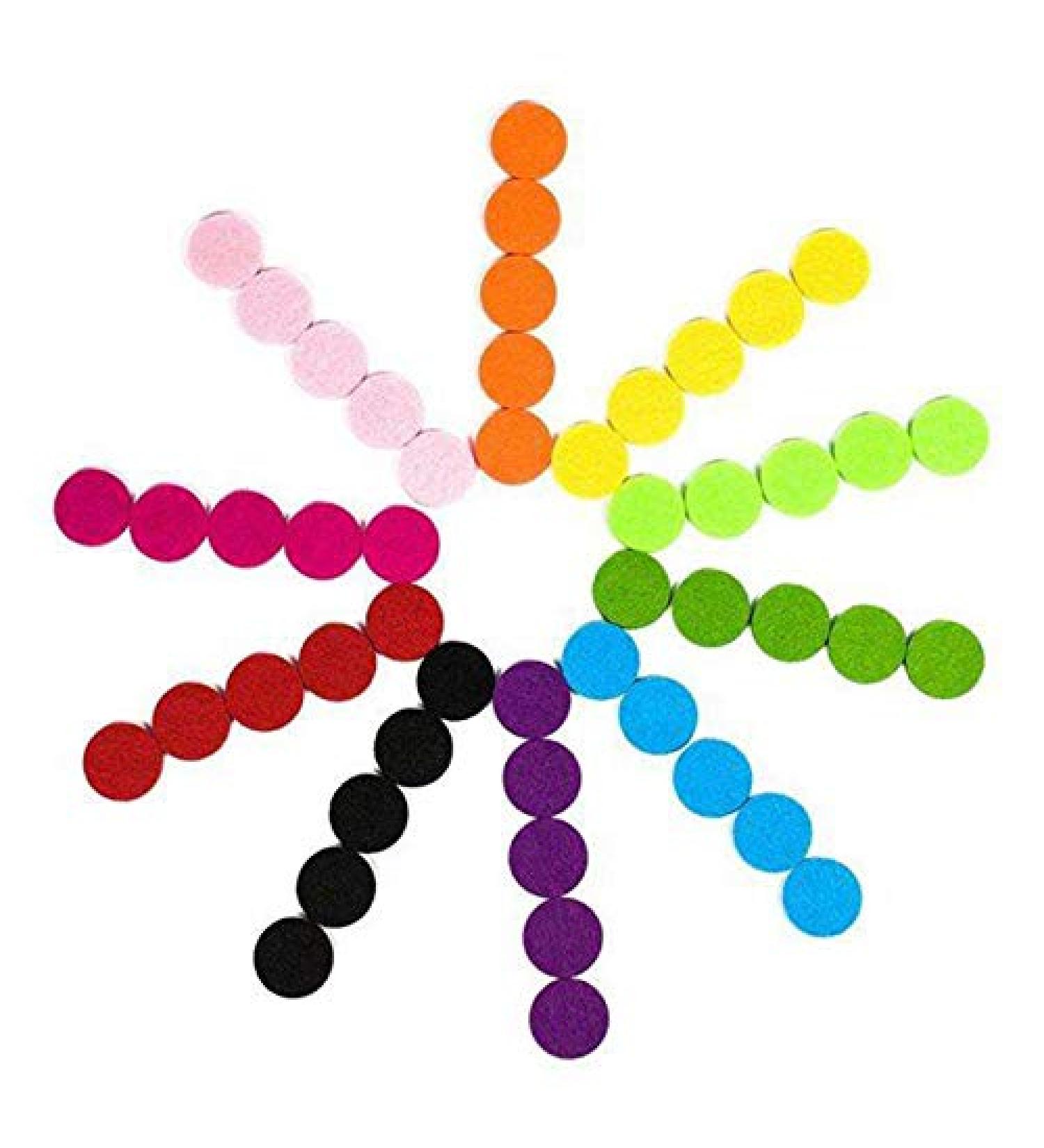 Polish 50pcs 22mm Refill Felt Pads for Essential Oils Diffuser Locket Necklace | International Shipping Available - Buy Online on GoSupps.com