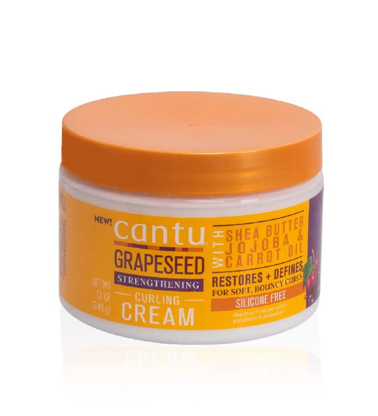Cantu Grapeseed Strengthening Curl Cream  12 oz