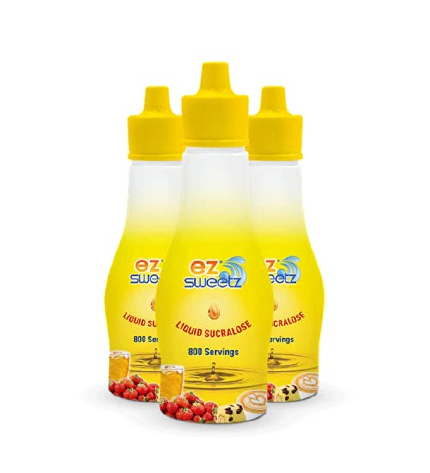 EZ-Sweetz Liquid Sweetener 2.0oz - 800 Servings/Bottle (Original 3 Pack) - 2 Fl Oz (Pack of 3) - Buy Online on GoSupps.com