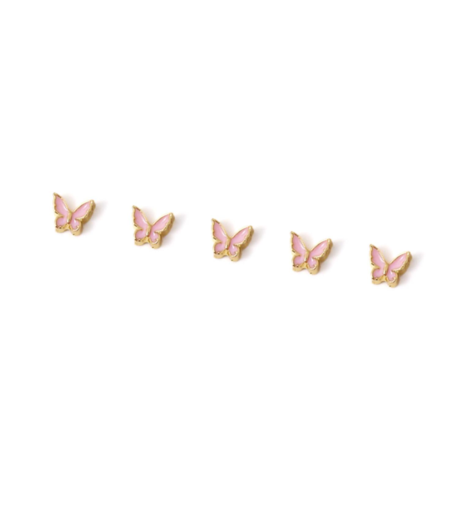 FEIlei 5Piece Colorful Metal Butterfly Nail Decoration Butterfly Charm for DIY Manicure - Buy Online on GoSupps.com