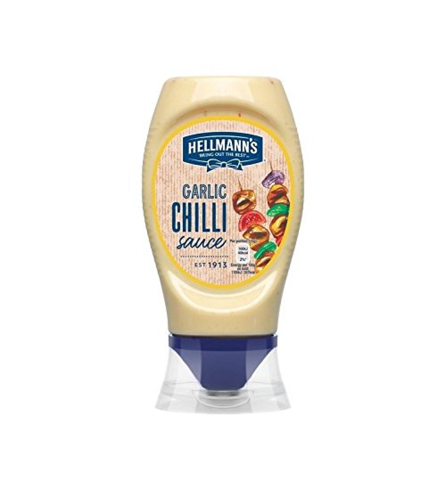 Hellmann's Hellmann Garlic Chili Sauce 250ml - Pack of 2