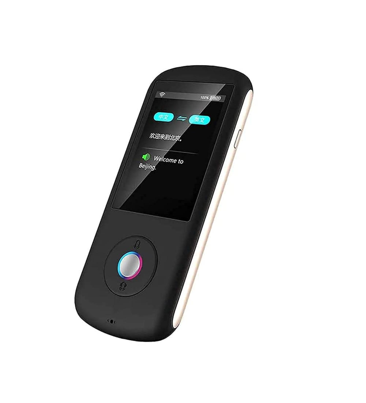 Instant Translator Device Smart Language Translator Device Smart Language Voice 2.4 Inch Touch Screen 28 Languages WiFi Pocket Electronic Translators Learning (White) Elegant Black - Buy Online on GoSupps.com