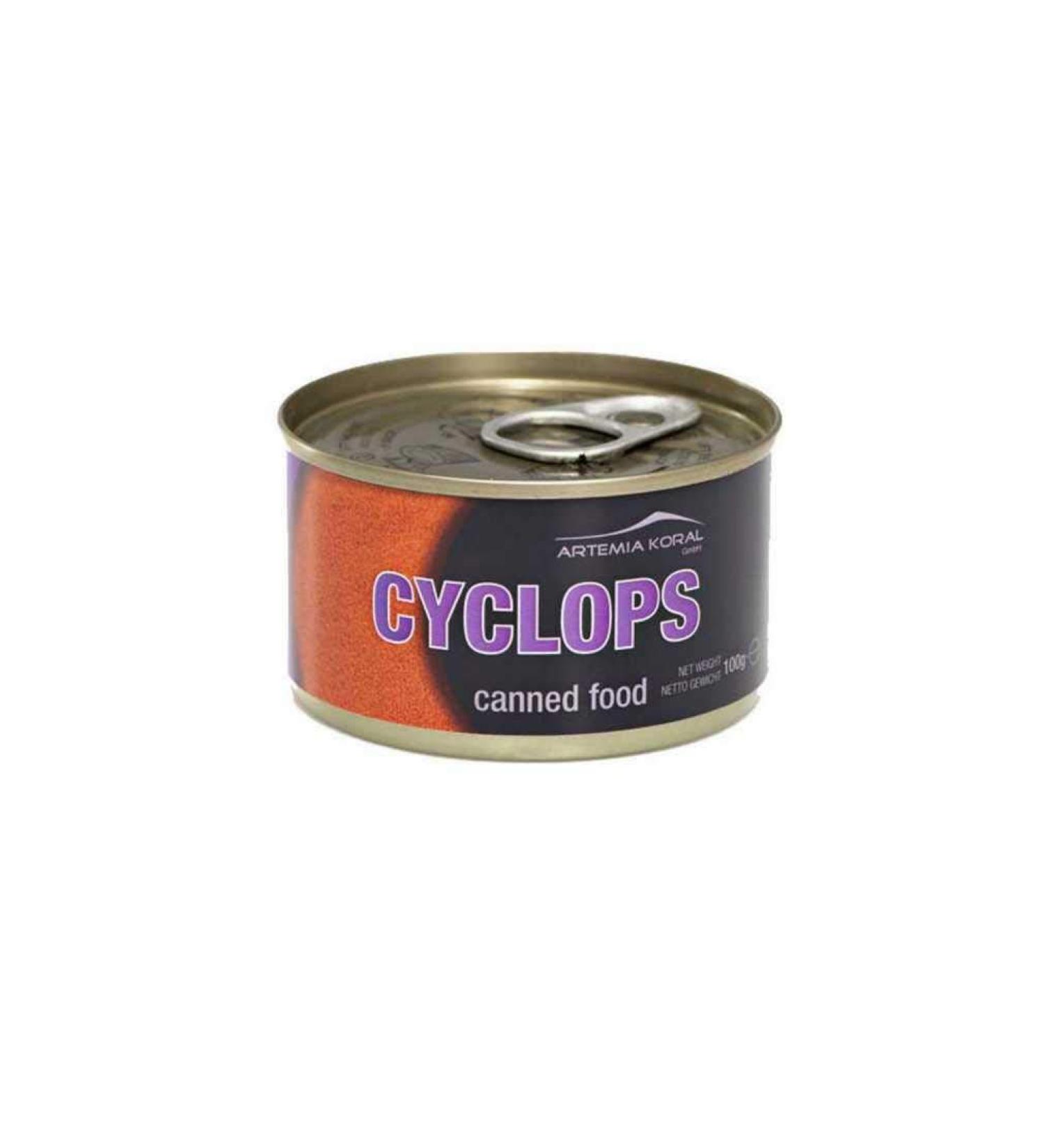 Artemia Cyclope 15120 Pack of 10 cans of 100 g of food for ornamental fish Cyclope