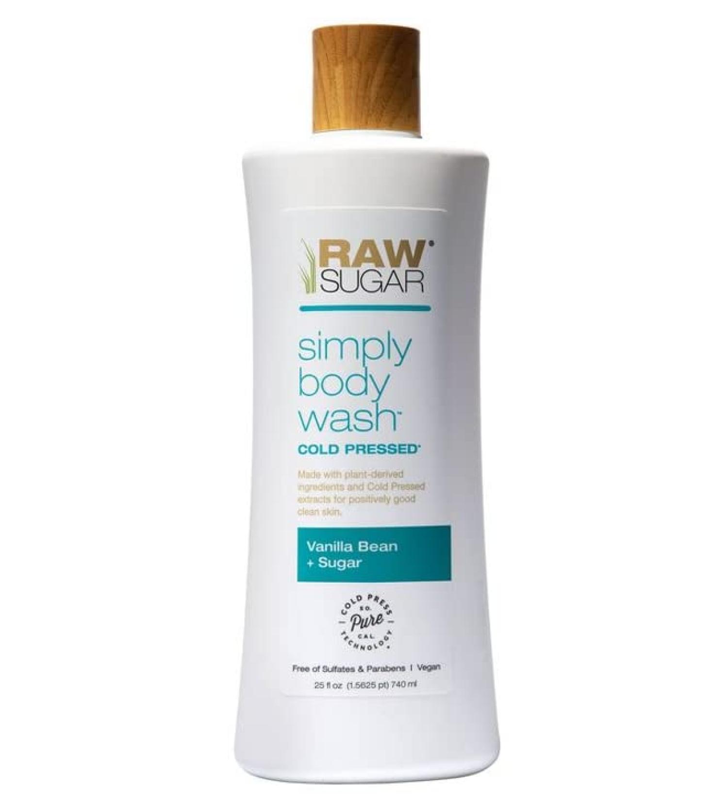 Raw Sugar Vanilla Bean & Sugar Body Wash - 25 fl oz - Buy Online on GoSupps.com