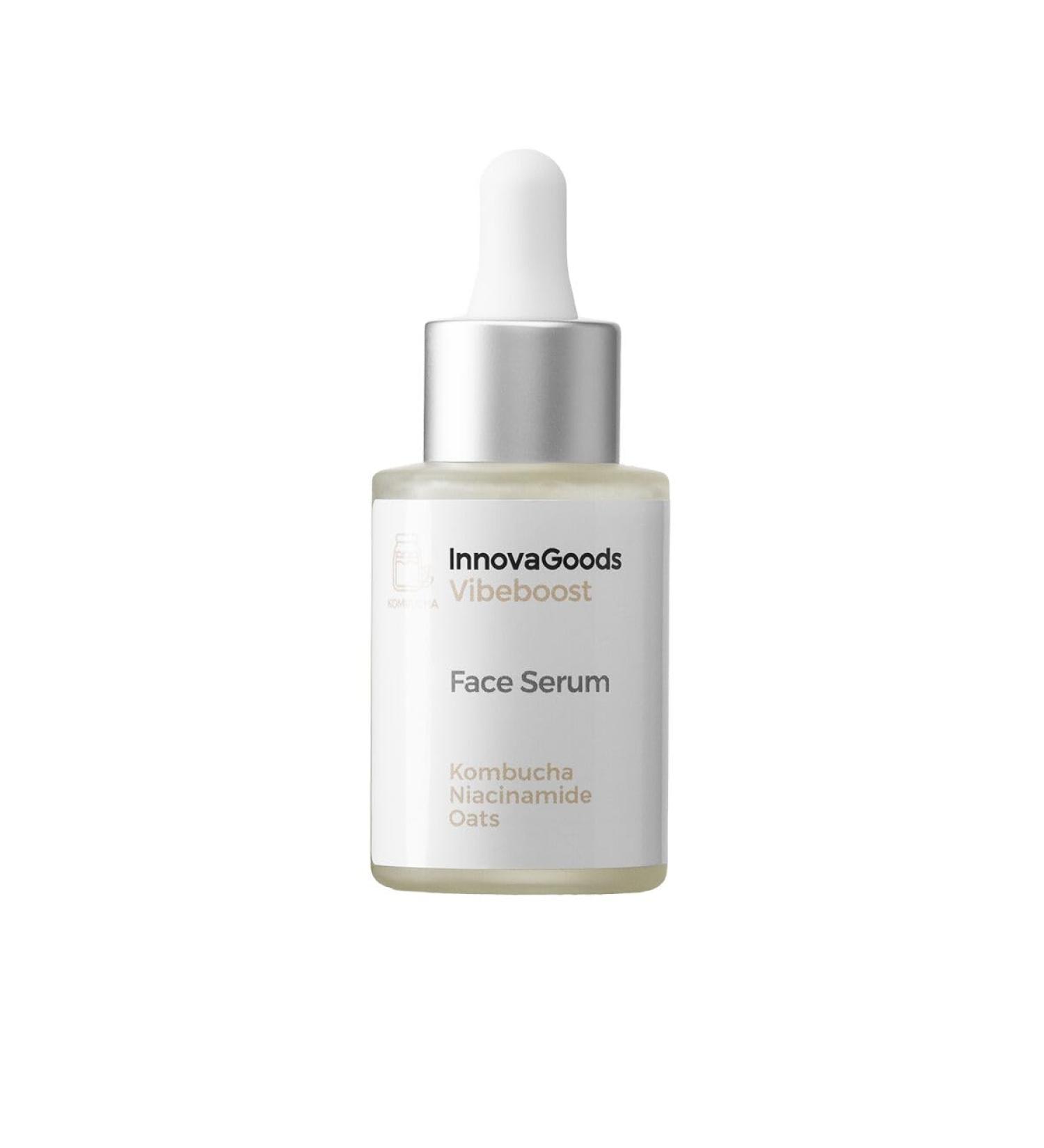InnovaGoods S rum pour le visage 30 ml avec extrait de kombucha niacinamide acide hyaluronique calendula et avoine s rum hydratant pour le visage pour femme revitalisant am liore l' lasticit  - Buy Online on GoSupps.com