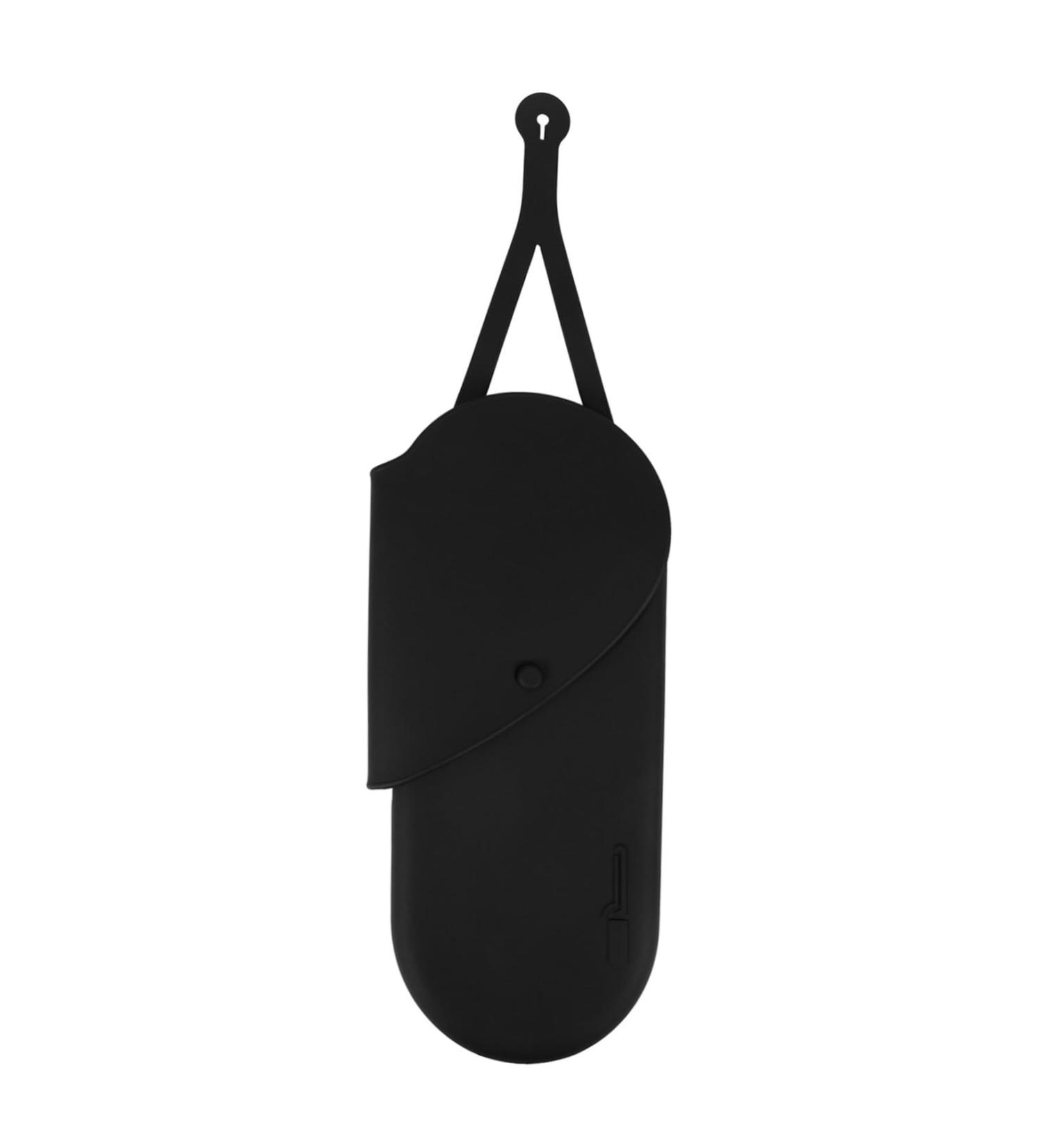 WOONEKY Curling Iron Storage Bag Hotel Storage Bag Storage Pouch Curling Iron Holder Curling Iron Bag Hair Straightener Holder Curling Iron Silicone Holder Hair Iron Silicone Bag 29.50X13.50X2.00CM Black - Buy Online on GoSupps.com