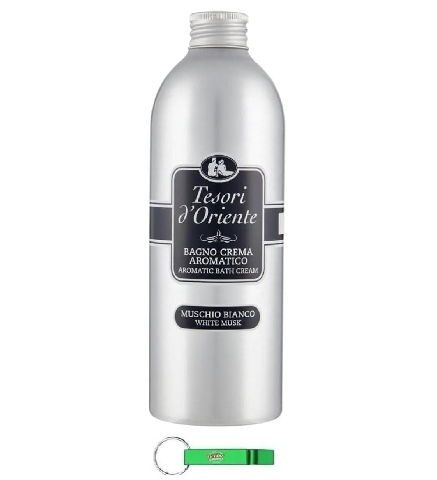 Tesori d'Oriente Bagno Lot de 8 bains moussants au musc blanc pour nettoyer la peau et hydrater 500 ml + porte-cl s Beni Culinari - Buy Online on GoSupps.com