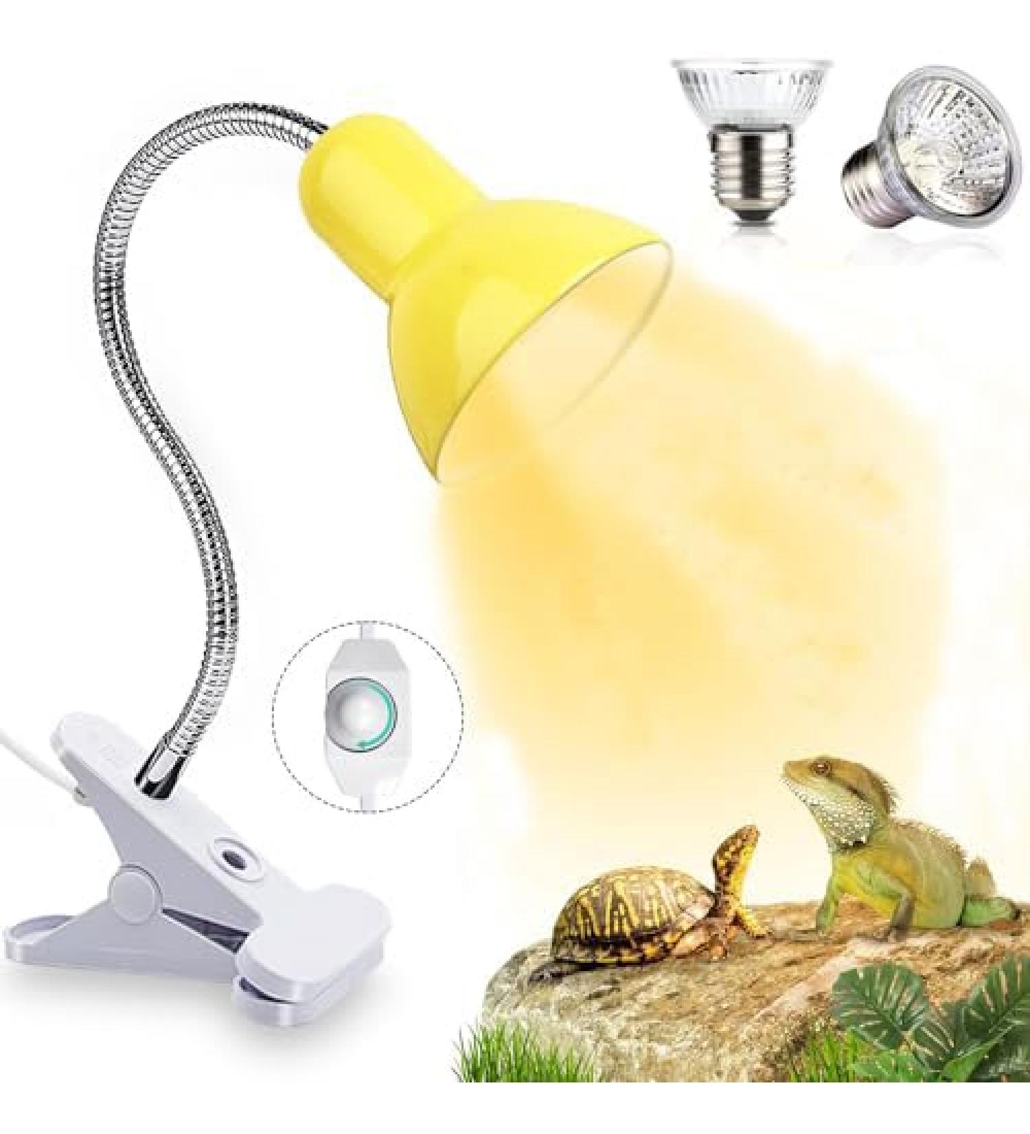 Shengruili Turtle Heat Lamp - 25W & 50W Reptile Terrarium Light | Optimal Heat for Turtles & Reptiles - Buy Online on GoSupps.com