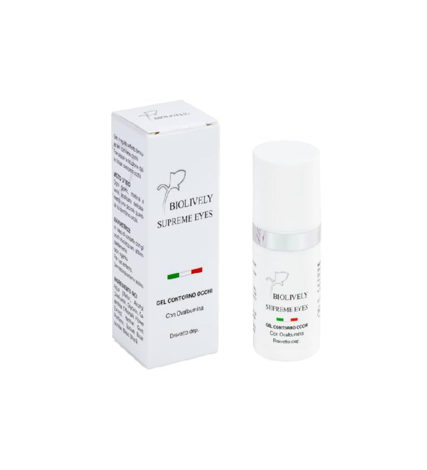 SUPREME EYES Biolively Eye Contour Gel with Ovalbumin - Buy Online on GoSupps.com