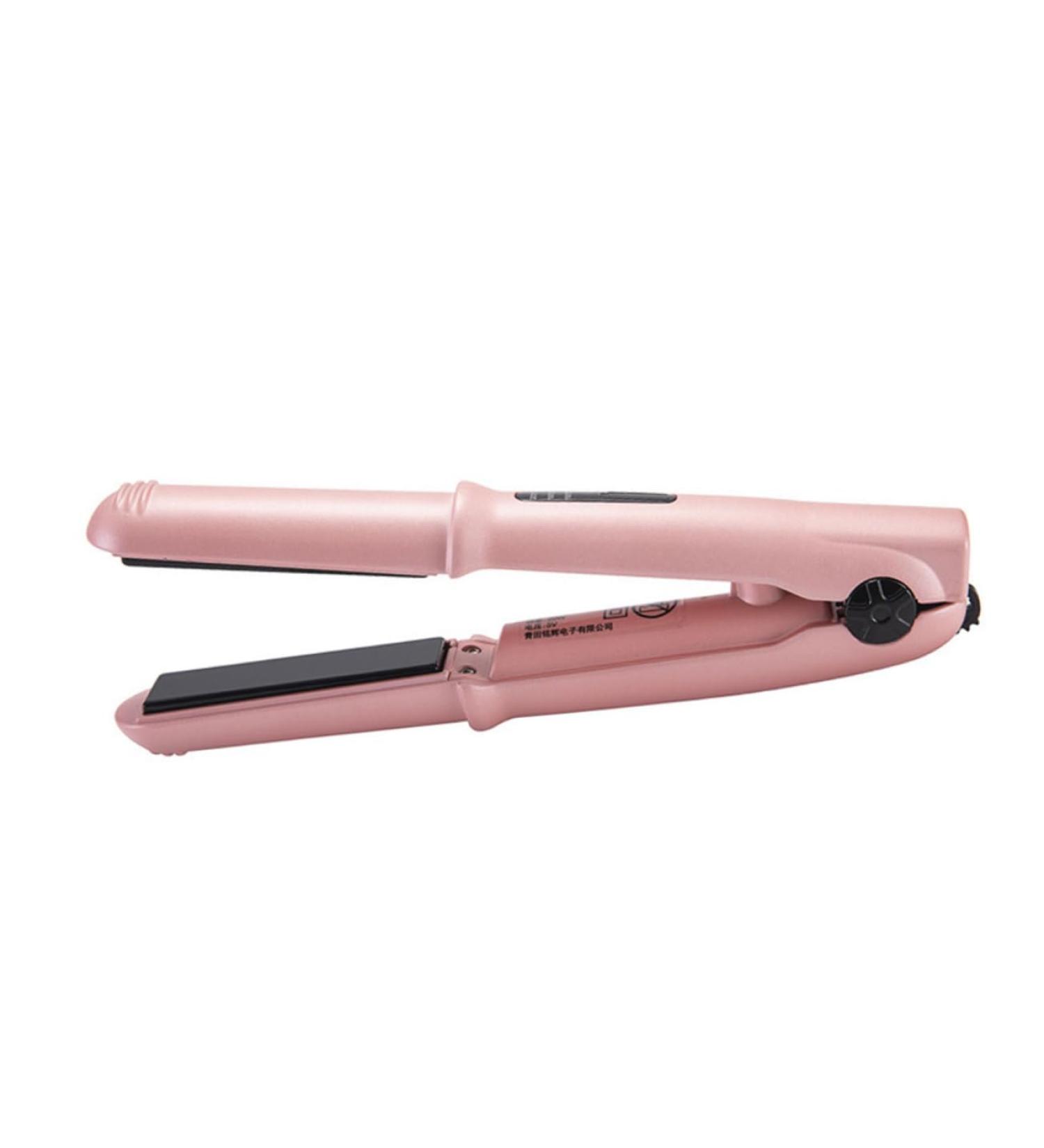 Buy 1pc Hair Straightener & Curler - Best for Straightening & Curling - Stylish Black & Pink - International Shipping - Buy Online on GoSupps.com