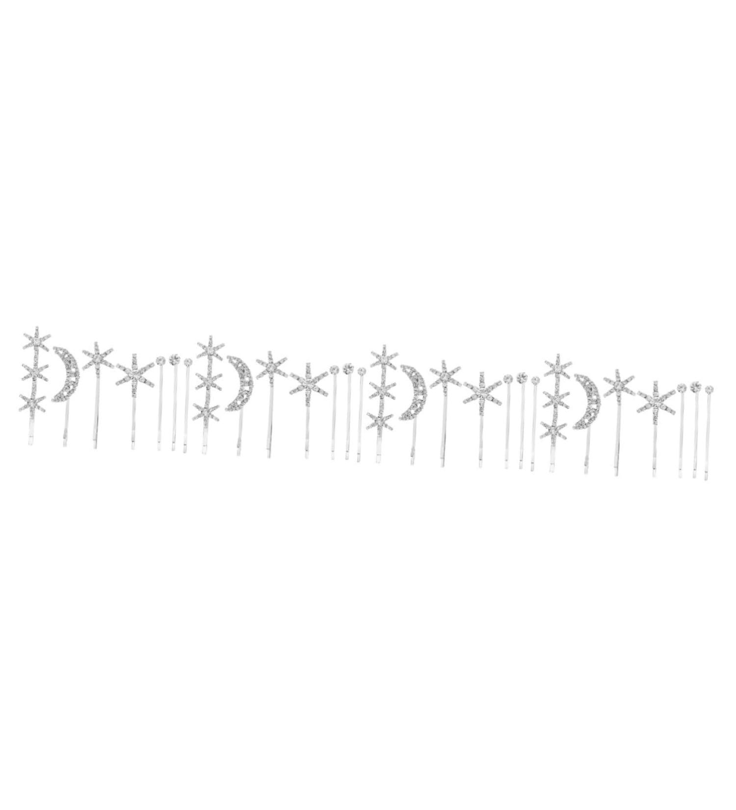 FOMIYES 4 Sets Fringe Bobby Pin Hair Clip Hair Barrettes Rhinestone Bobby Pins Rhinestone Barrettes Side Clip Barrettes for Women Girls Hair Accessories Alloy Headgear Wild - Buy Online on GoSupps.com