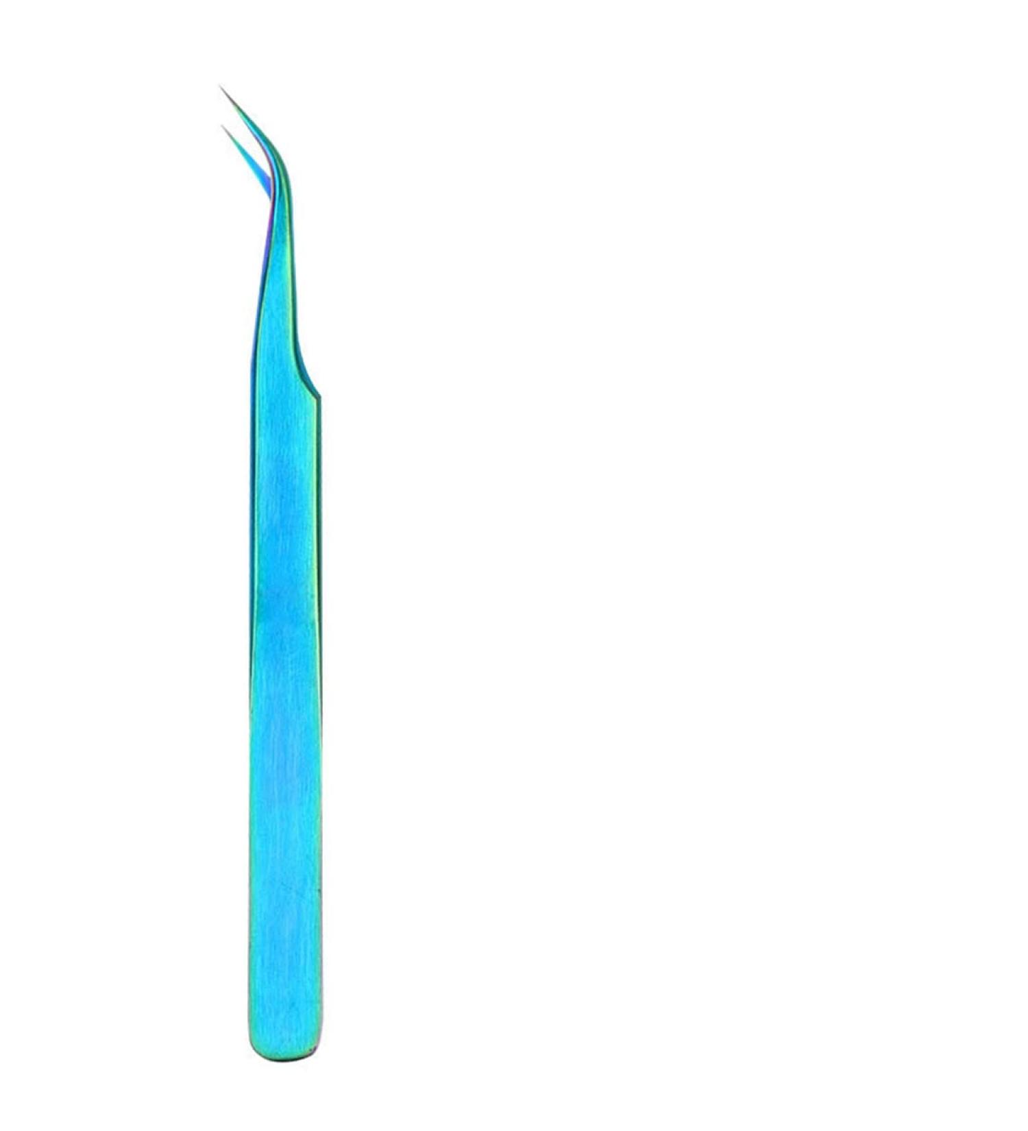 Rainbow Stainless Steel Nail Cuticle Pusher Tweezer Nail Art Files Gel Polish Manicure Care Groove Tool 07