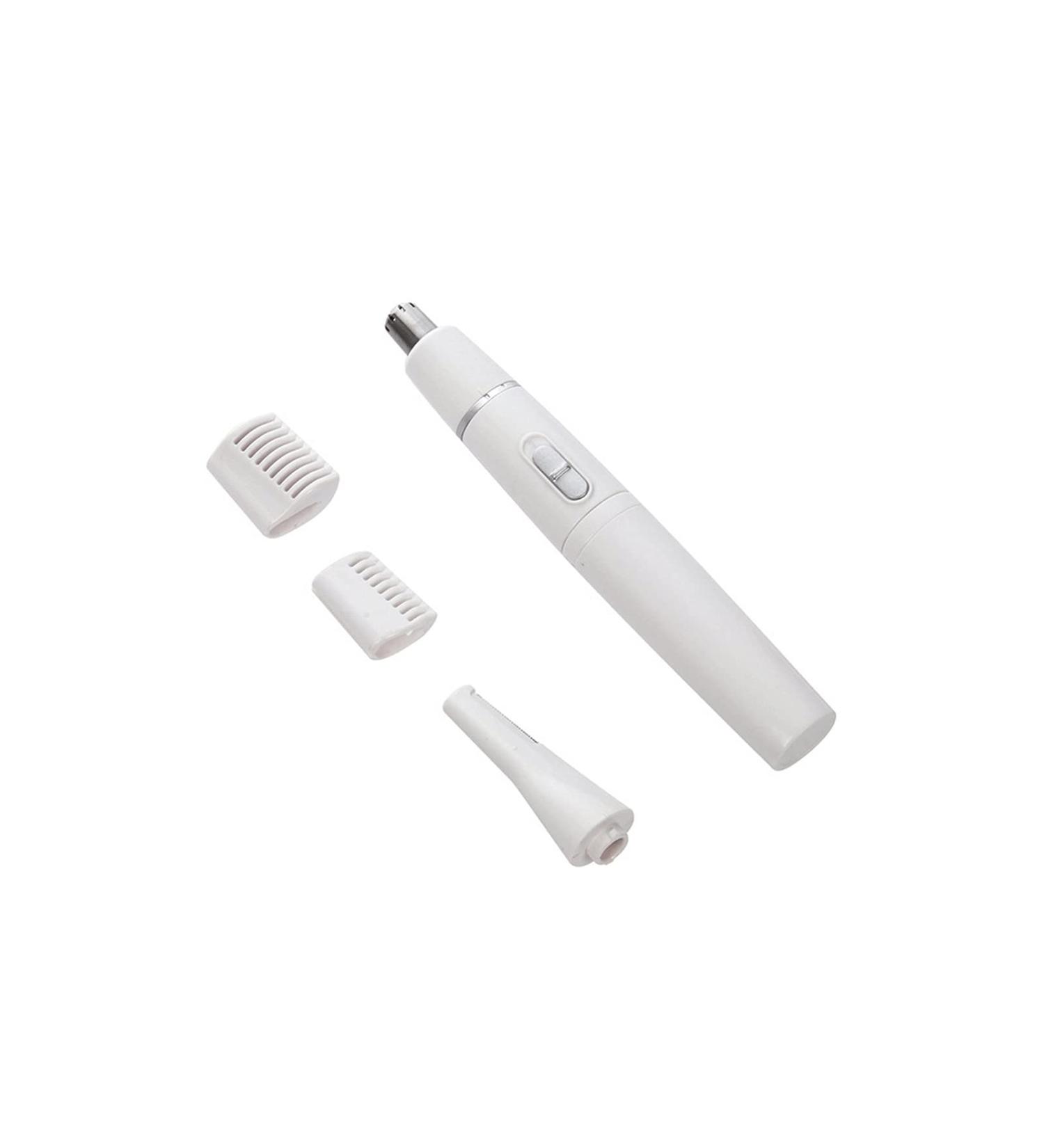Buy 2-in-1 Electric Nose Hair Trimmer - Ear Neck & Eyebrow Shaver - Washable Hair Clipper for Men & Women - Buy Online on GoSupps.com