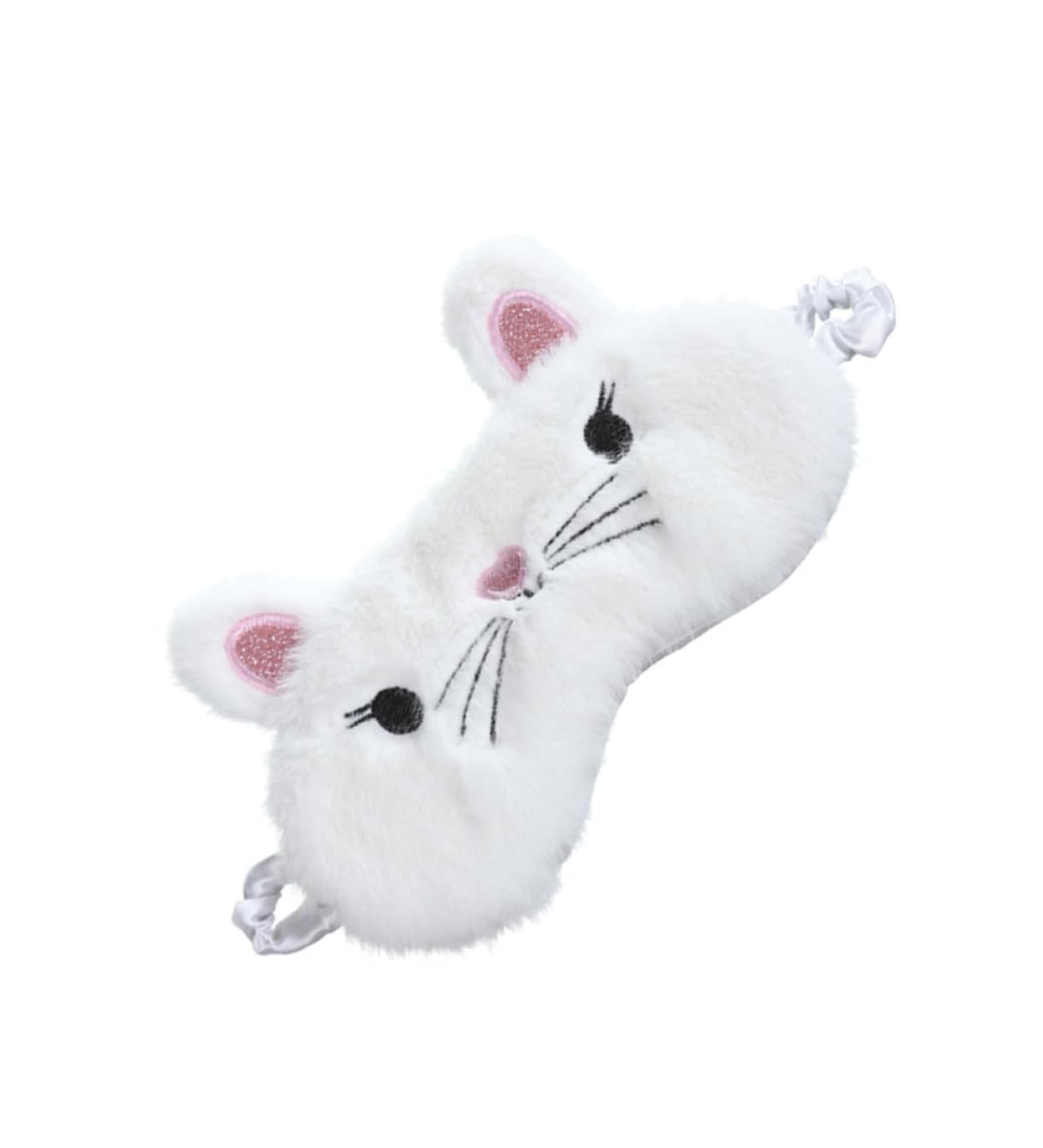 Minkissy Contoured Eye Mask - Sleep Mask & Night Blindfold for Ultimate Comfort - Winter Eye Cover (1 Count - White - Buy Online on GoSupps.com