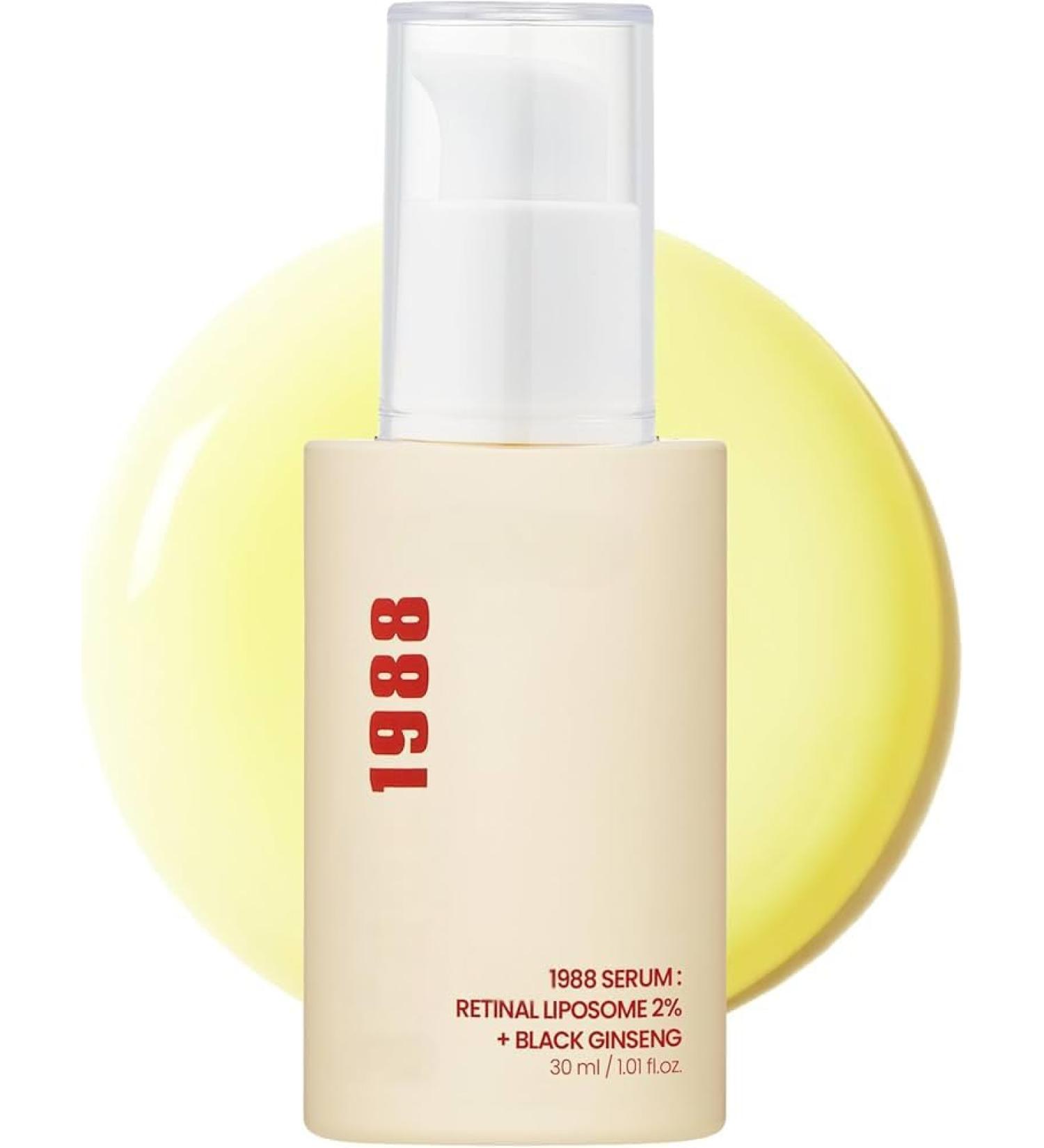  G n rique Retinal 1988 Liposome 2% Serum + Black Ginseng Powerful Anti-Aging Serum for Wrinkles Pigmentation and Skin Texture Suitable for Sensitive Skin - Made in Korea - Buy Online on GoSupps.com