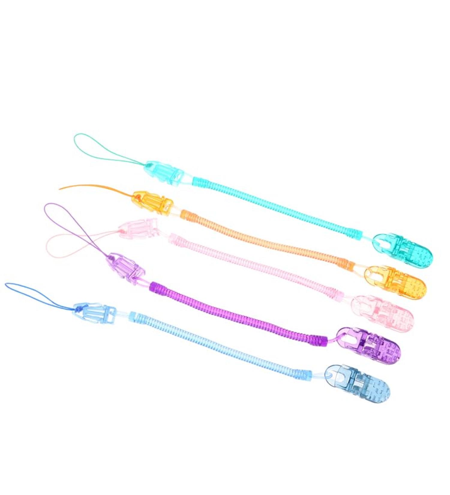 Buy Anti-Drop Pacifier Belt for Infants - Retractable Elastic Baby Dummy Clip & Soother Chain - Perfect Nipple Holder for Toddlers - A3 Color - Buy Online on GoSupps.com