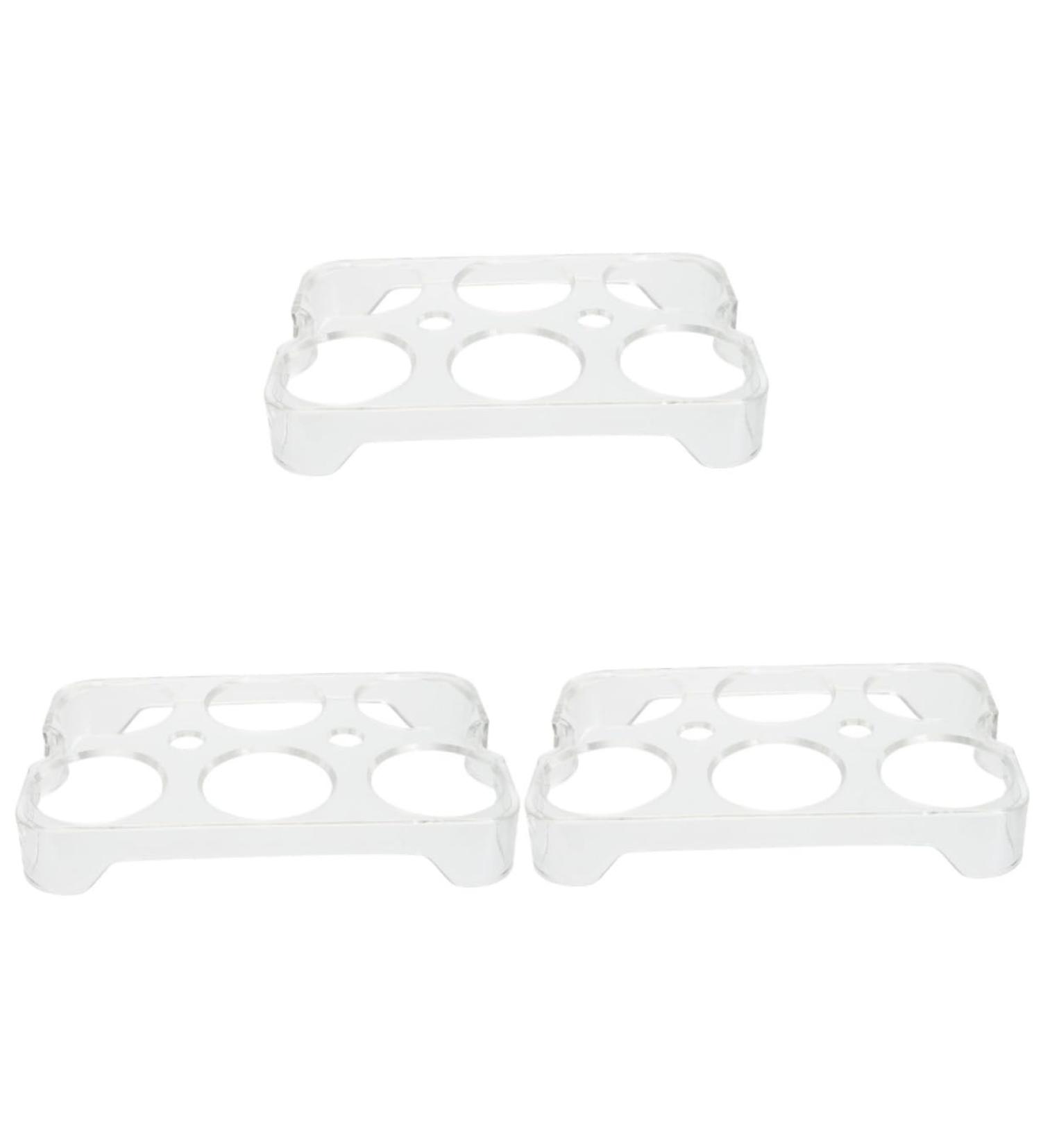 Housoutil 3pcs Egg Storage Box Egg Dispenser Egg Storage for Countertop Container Automatic Pp Assorted Colorx3pcs 14.8x9.7x2cmx3pcs - Buy Online on GoSupps.com