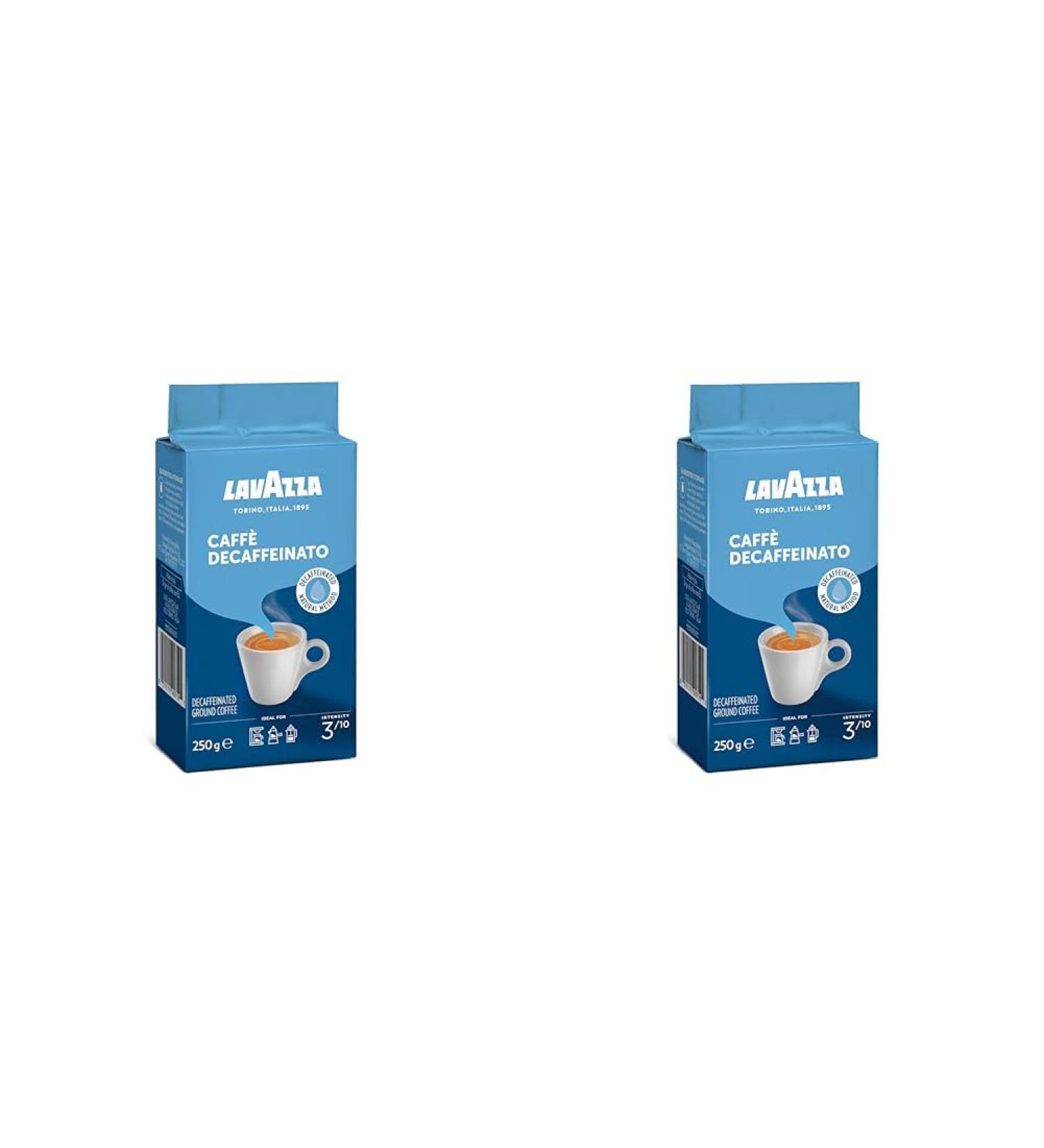 Lavazza Ground Coffee Caff Crema Decaffeinato - Pack of 2 (250g each) - Premium International Shipping - Buy Online on GoSupps.com