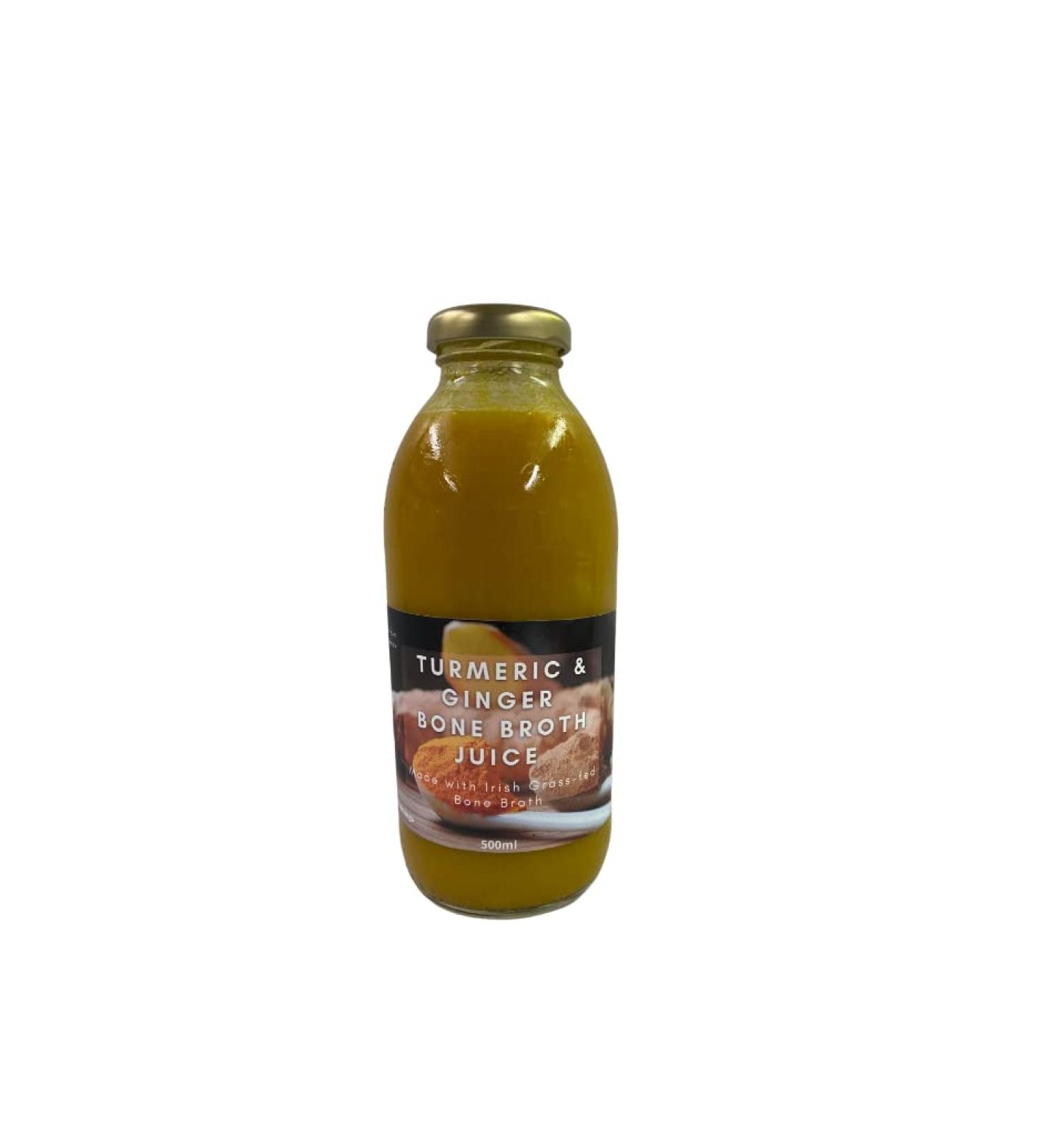 Concentrated Bone Broth Turmeric & Ginger Juice Handmade & 100% Natural - Buy Online on GoSupps.com
