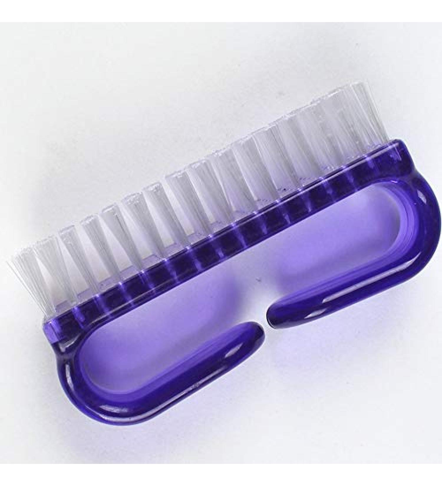 Nail Cleaning Brush - Handle Grip Nail Brush Nail Hand Fingernail Scrubbing Cleaning Brush for Toes Nails Cleaner Pedicure Brushes - Purple - Buy Online on GoSupps.com