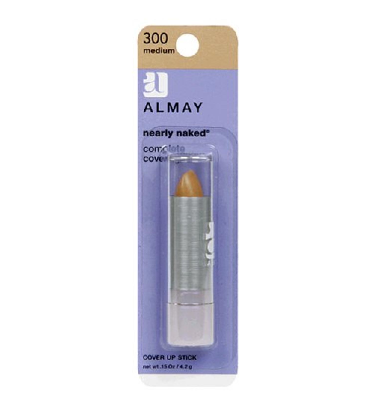 Almay Nearly Naked Cover Up Stick Medium 300 0.15 Ounce Package 300 Medium