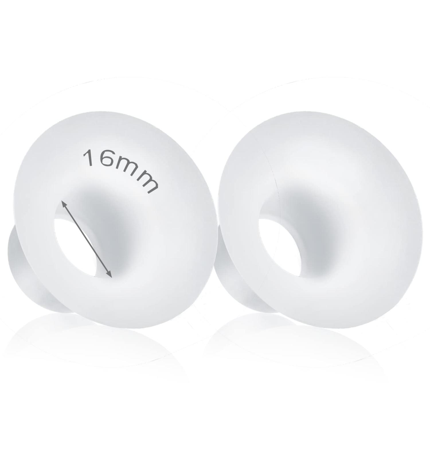 Durceler 16mm Silicone Flange Inserts Compatible with for Spectra S1 S2 Medeal Freestyle Pump in Style Harmony Swing S9 S10 S12 Pro Hands-Free Wearable Breast Pump Reduce 24-25mm Tunnel to 16mm - Buy Online on GoSupps.com