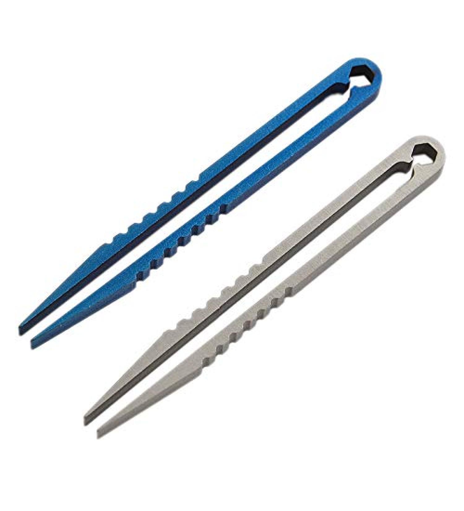 Mini Tweezers Set - Portable 2-Piece Alloy Tweezers for Precision & Travel | International Shipping Available - Buy Online on GoSupps.com