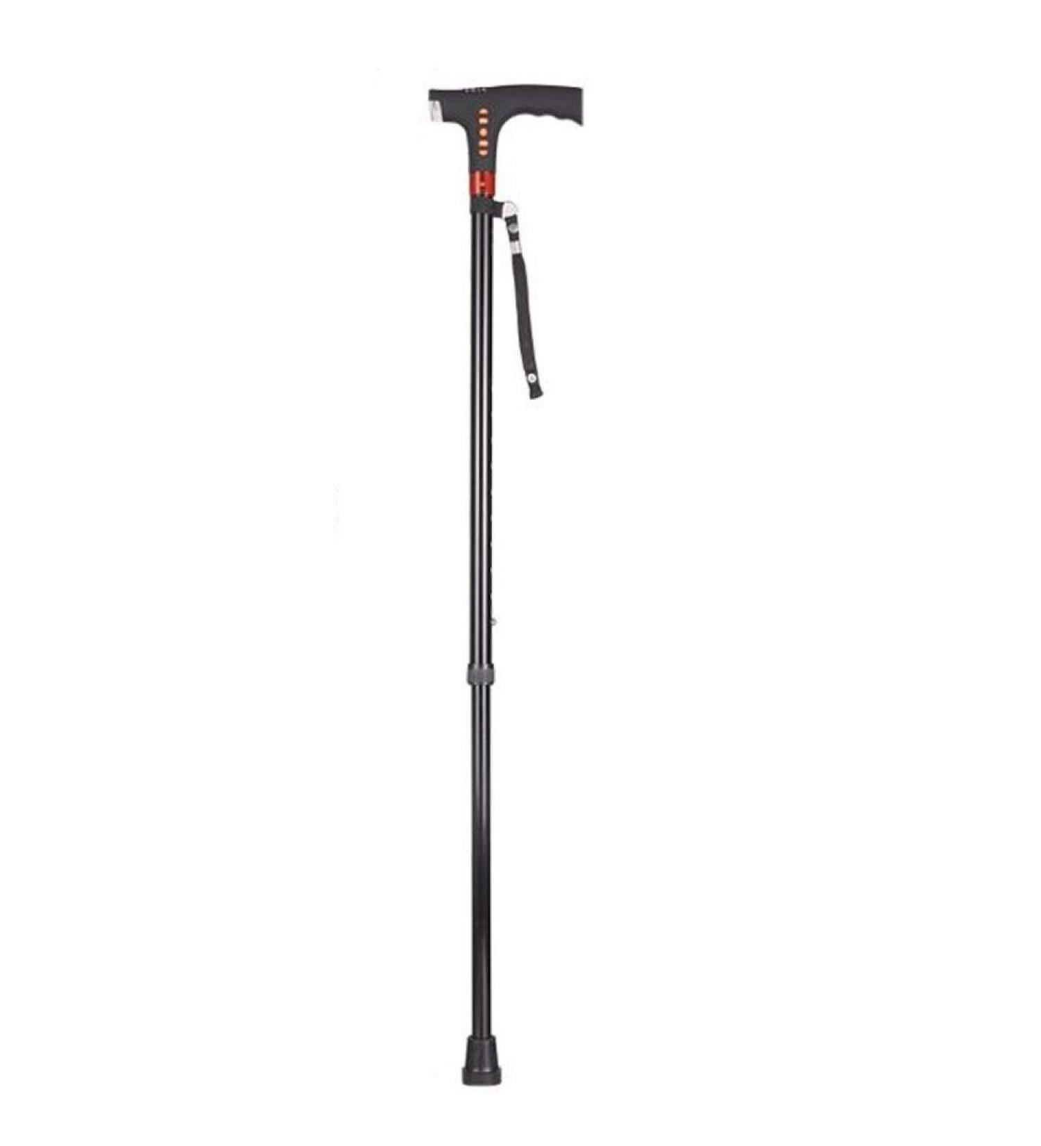 Old Man Crutches Four feet Multi-Function with Lights Non-Slip Telescopic Walking Stick Elderly Smart Cane Radio Crutches Hello Independence - Buy Online on GoSupps.com