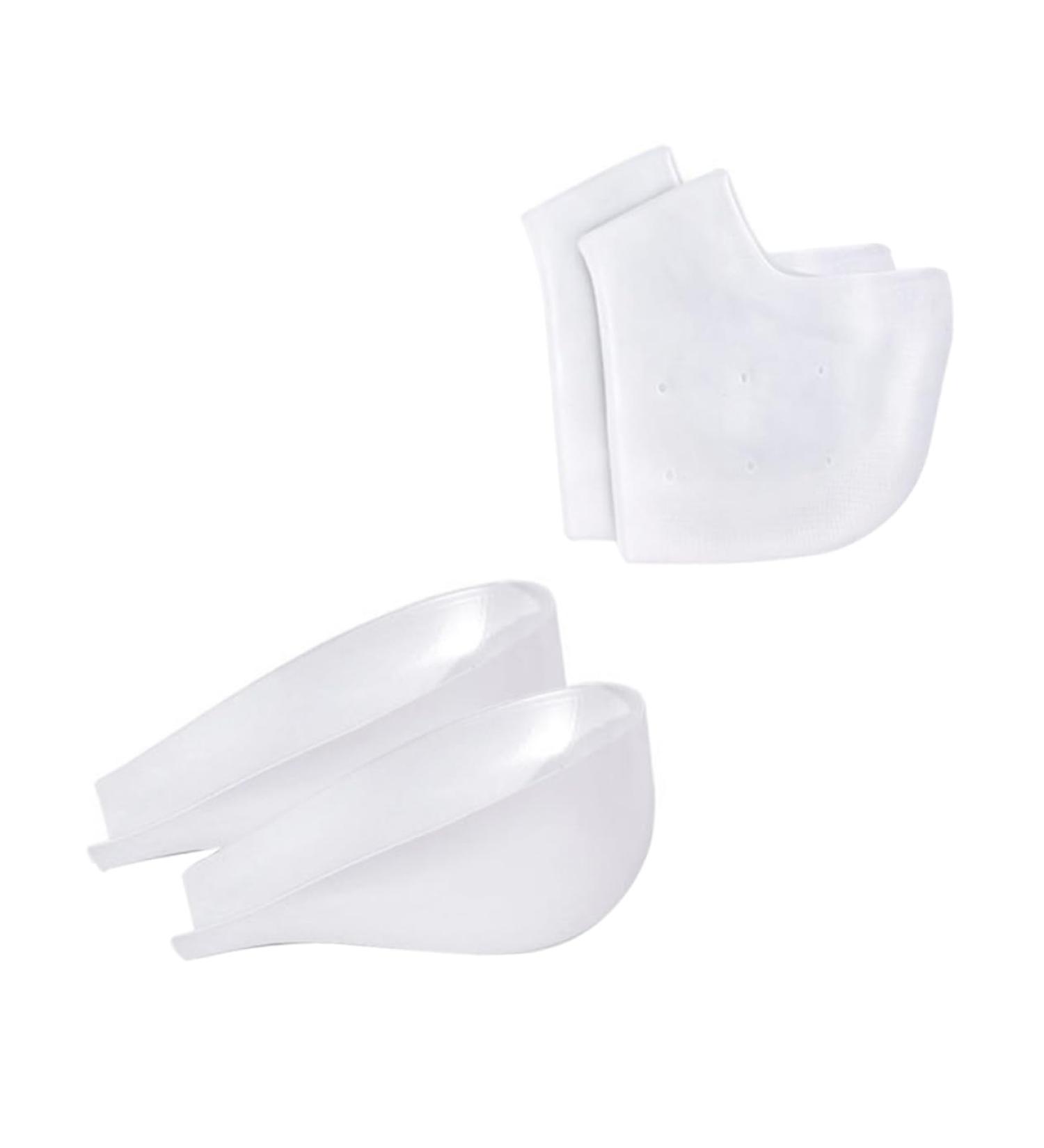 FRCOLOR Heel Cover Set - White Formal Wear Protection Pad for Men | 9.4x6.2x3cm - International Shipping - Buy Online on GoSupps.com