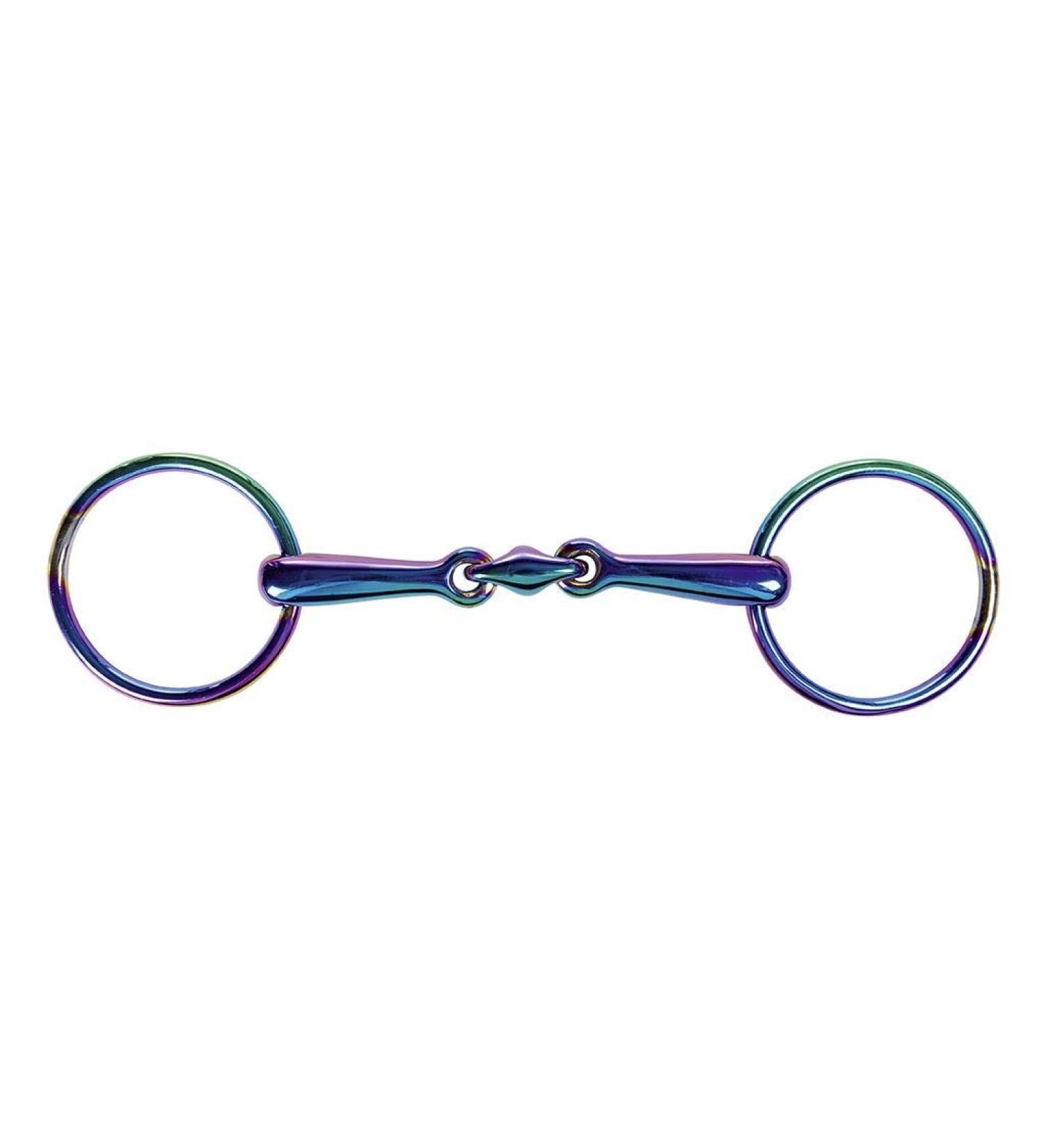 HKM 4057052375873 Double Broken Bit -Rainbow- 20 mm0000 Color Is Not Relevant70/135 Width multicolored 70/135 width