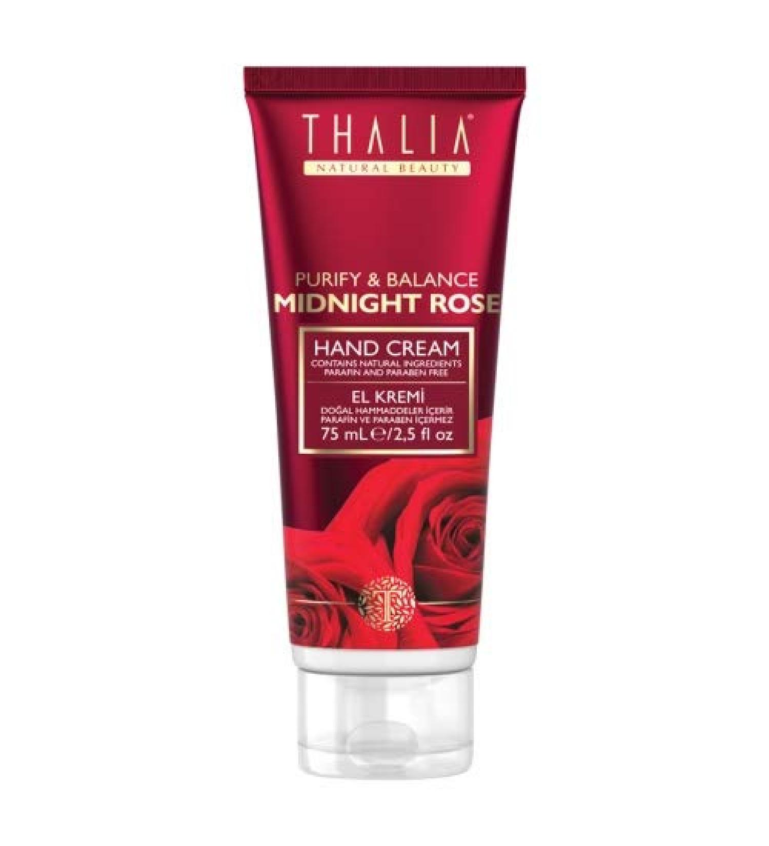 Thalia Midnight Rose Cleansing & Balancing Hand Cream 75 ml