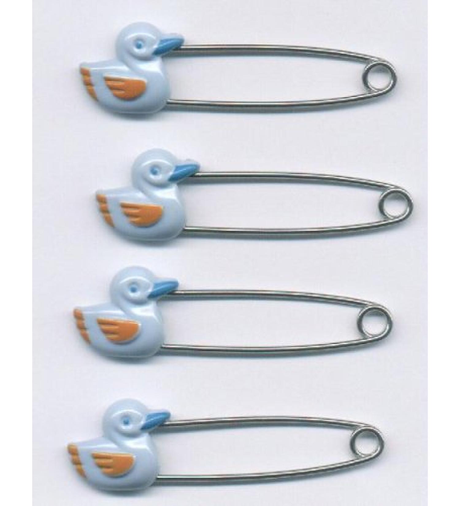 BABYKING ANIMAL DIAPER PINS 4-PACK