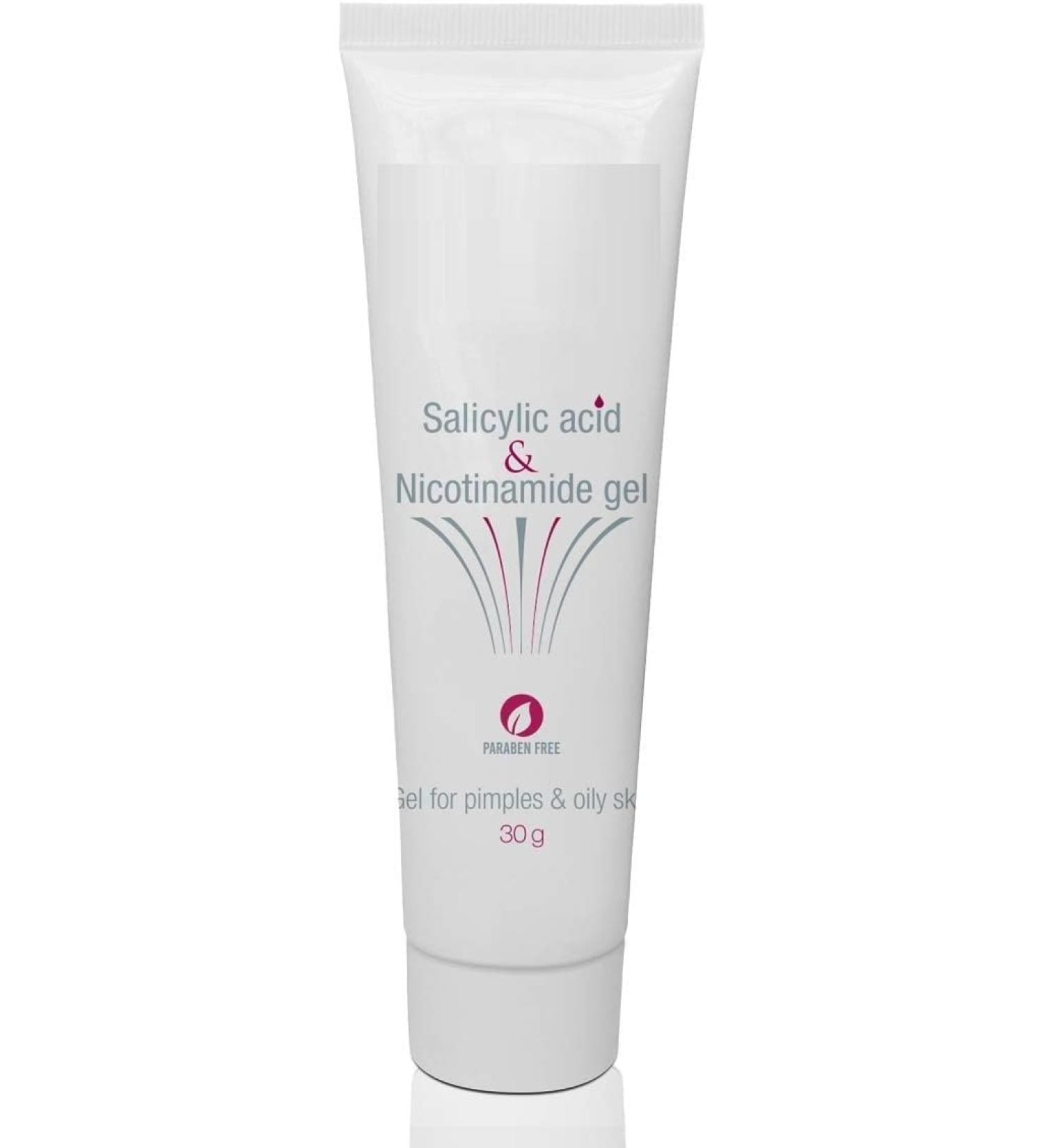 MZ Salicylic Acid & Nicotinamide Gel for Pimples and Oily Skin (30gm) - Buy Online on GoSupps.com