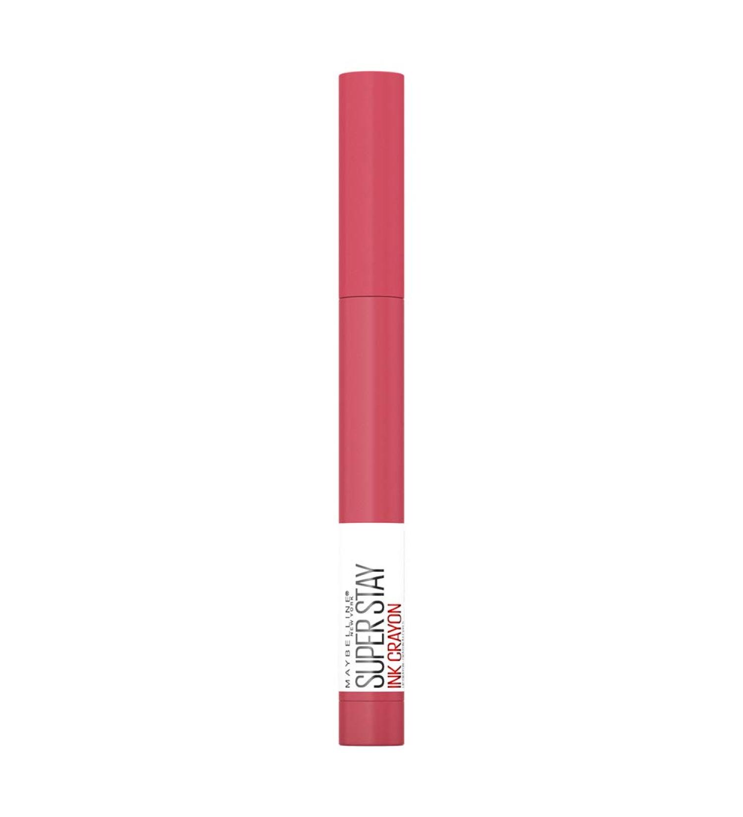 Maybelline Superstay Matte Ink Crayon 85 Change Is Good Pink Lipstick 22.0 ml - Longlasting, Precision Applicator - 0.74 Fl Oz - Buy Online on GoSupps.com