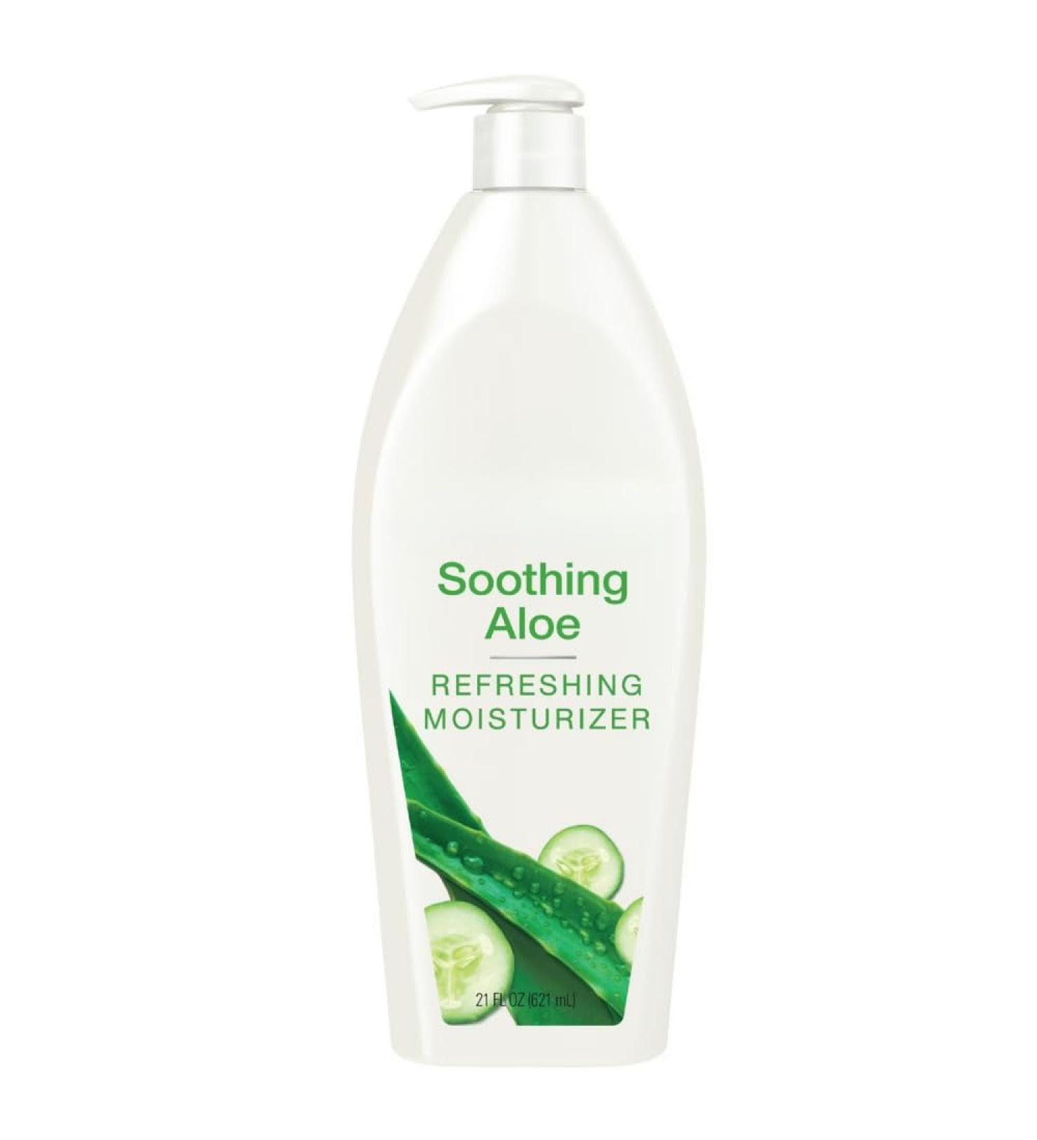 Aloe Vera Hand and Body Lotion for Dry Skin Daily Moisturizing Lotion with Smooth Texture Lightweight Feel Large 21 oz Bottle - Buy Online on GoSupps.com