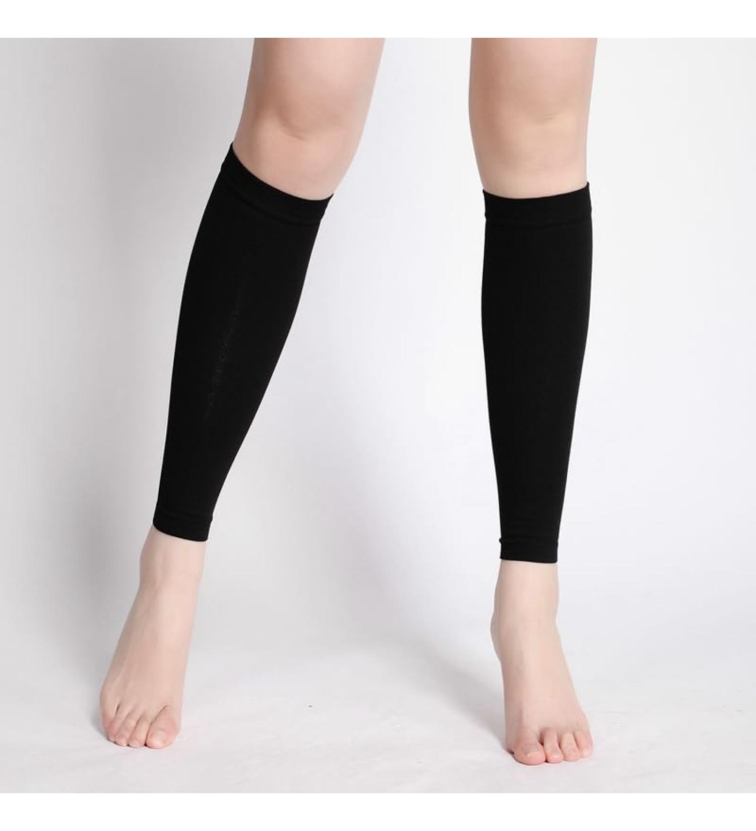 Zmerch Knee High Compression Stockings 23-32 mmHg | Unisex Class 2 Pressure Socks for Varicose Veins | XXL Black Calf Sleeves - Buy Online on GoSupps.com