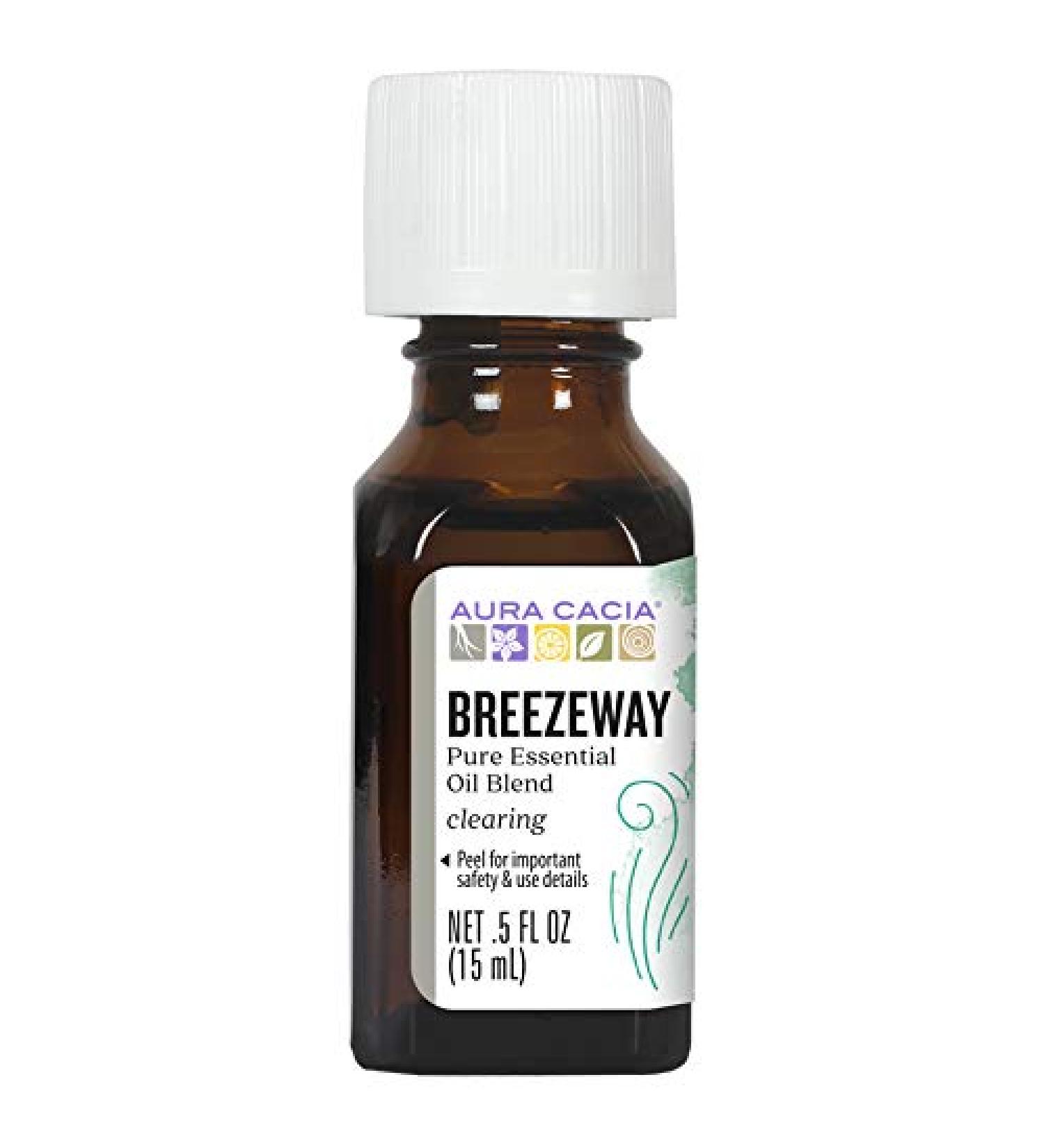 Aura Cacia Breezeway Essential Oil Blend - GCMS Tested for Purity, 15ml | Aromatherapy Oil - Buy Online on GoSupps.com