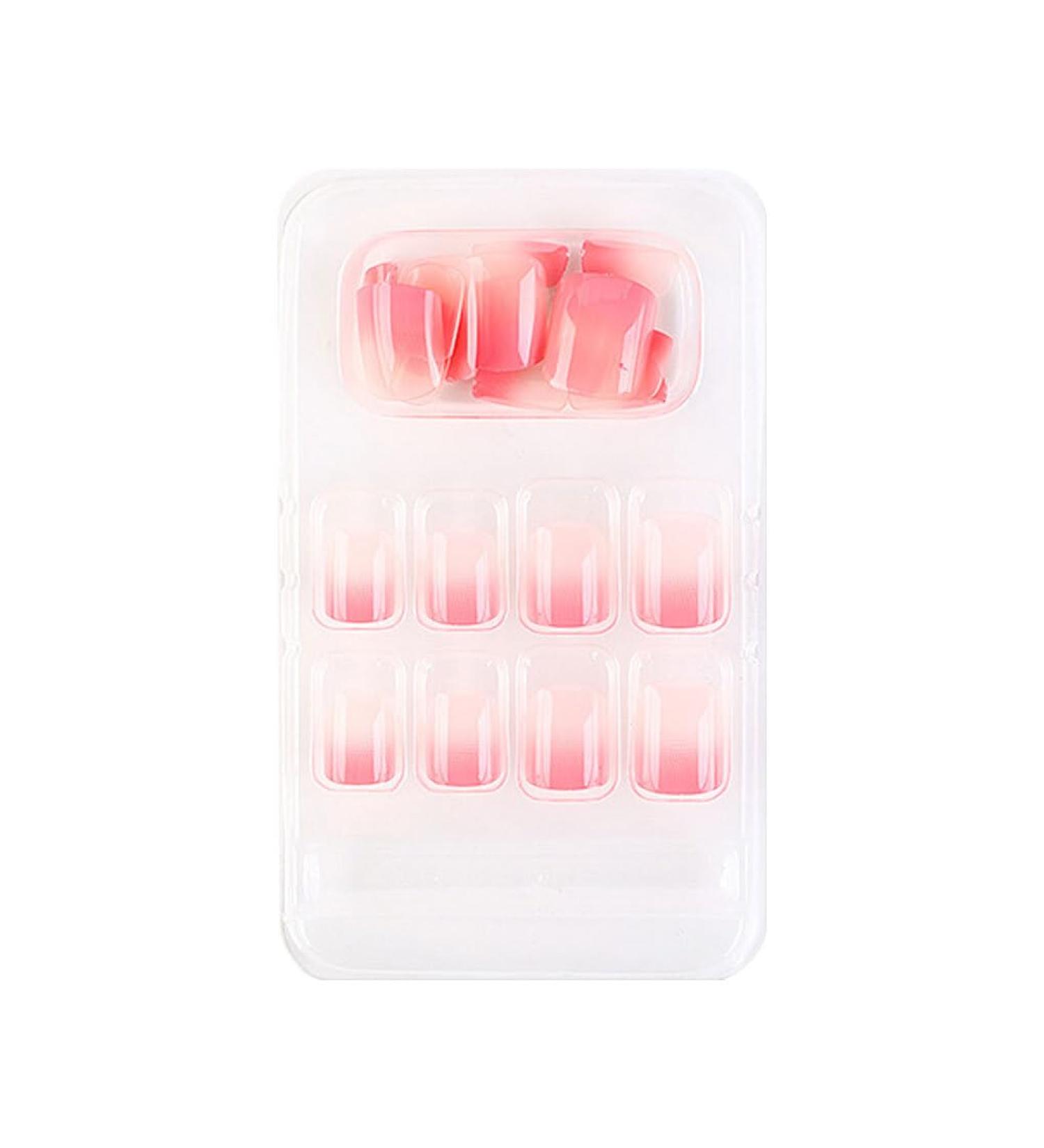 dijiusidy False Nail Perfect Matching Simple to Wear Fingernail Full Coverage Press Type Strong Viscosity Adjustable Paster Type 18 F741 Type 18 F741 - Buy Online on GoSupps.com