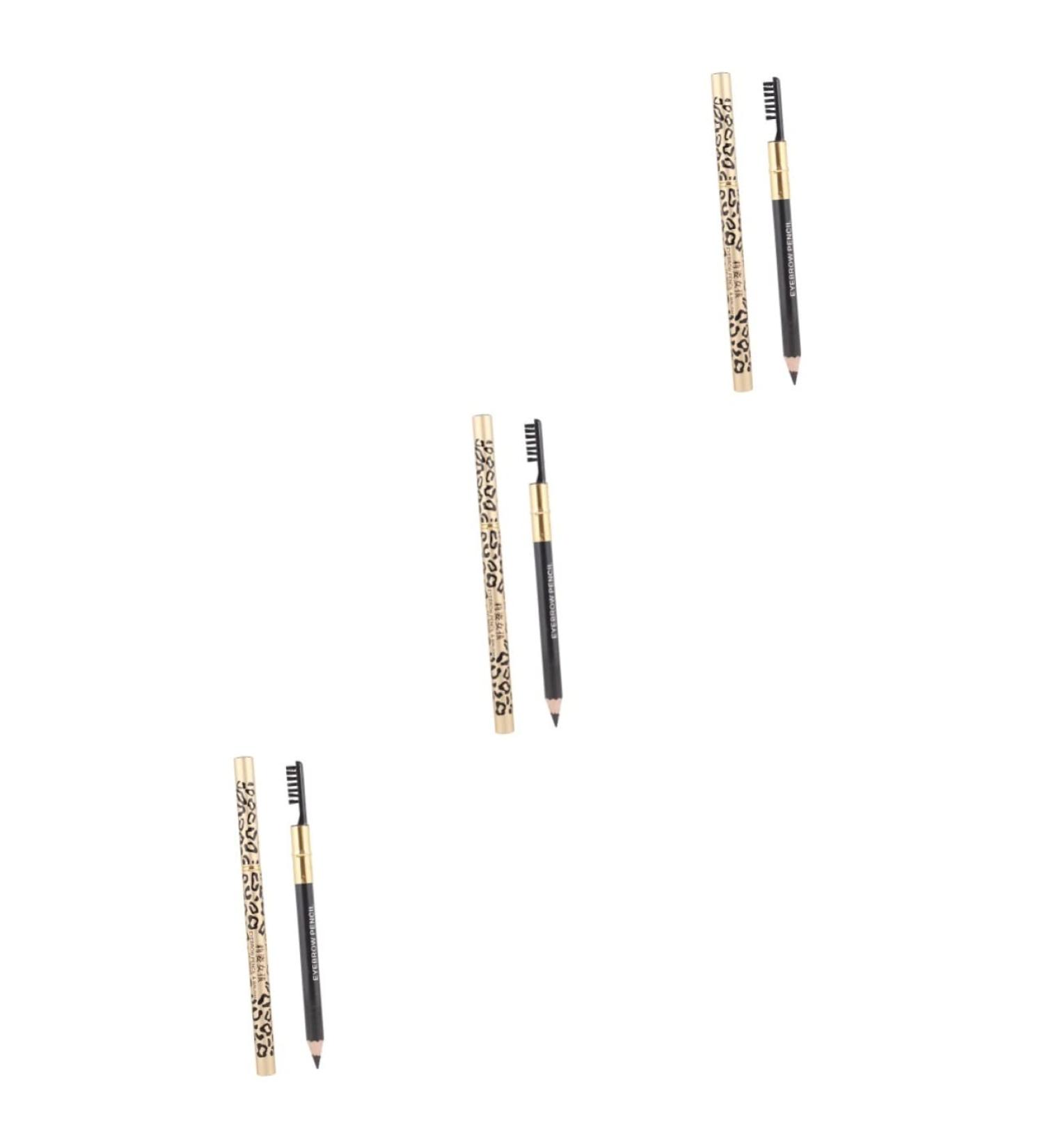 LALAFINA 6 Pcs Brown Gel Eyeliner Highlighter Palette Makeup Pencil Eyebrow Pencil Make up Suite Girl 14.5cmx3pcs Blackx3pcs - Buy Online on GoSupps.com