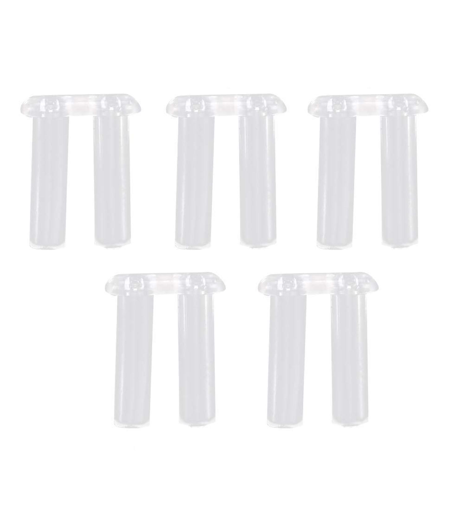 Zwindy 200 Transparent Plastic Glasses Plugs & 5 Glasses Repair Tools - Perfect for Borderless Glasses Fastening Accessories - Buy Online on GoSupps.com