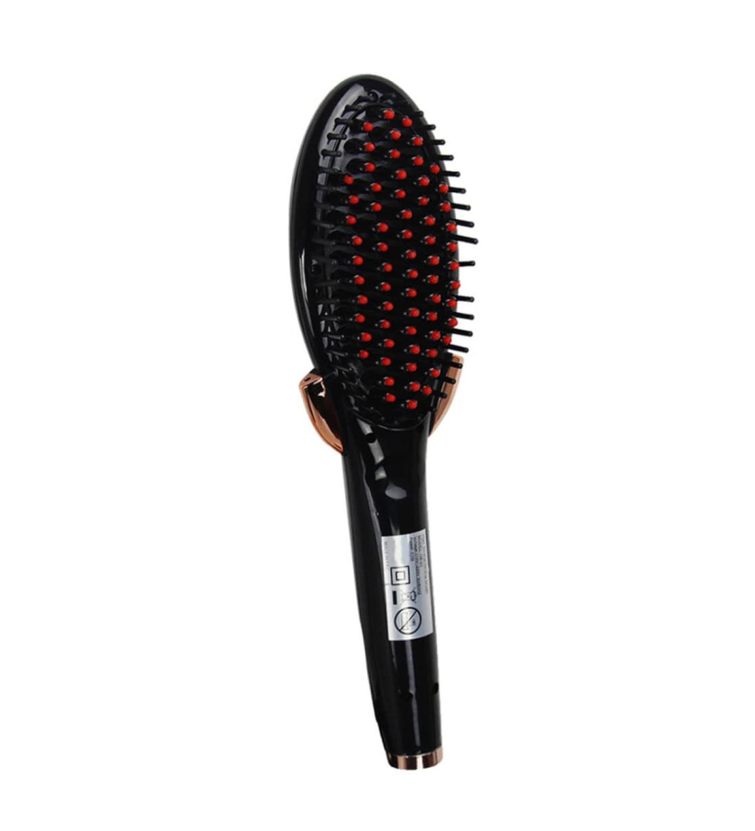 Hair Straightener Brush - Anti-Scald Heating Comb with Adjustable Temperature for Effortless Styling | International Shipping Available - Buy Online on GoSupps.com