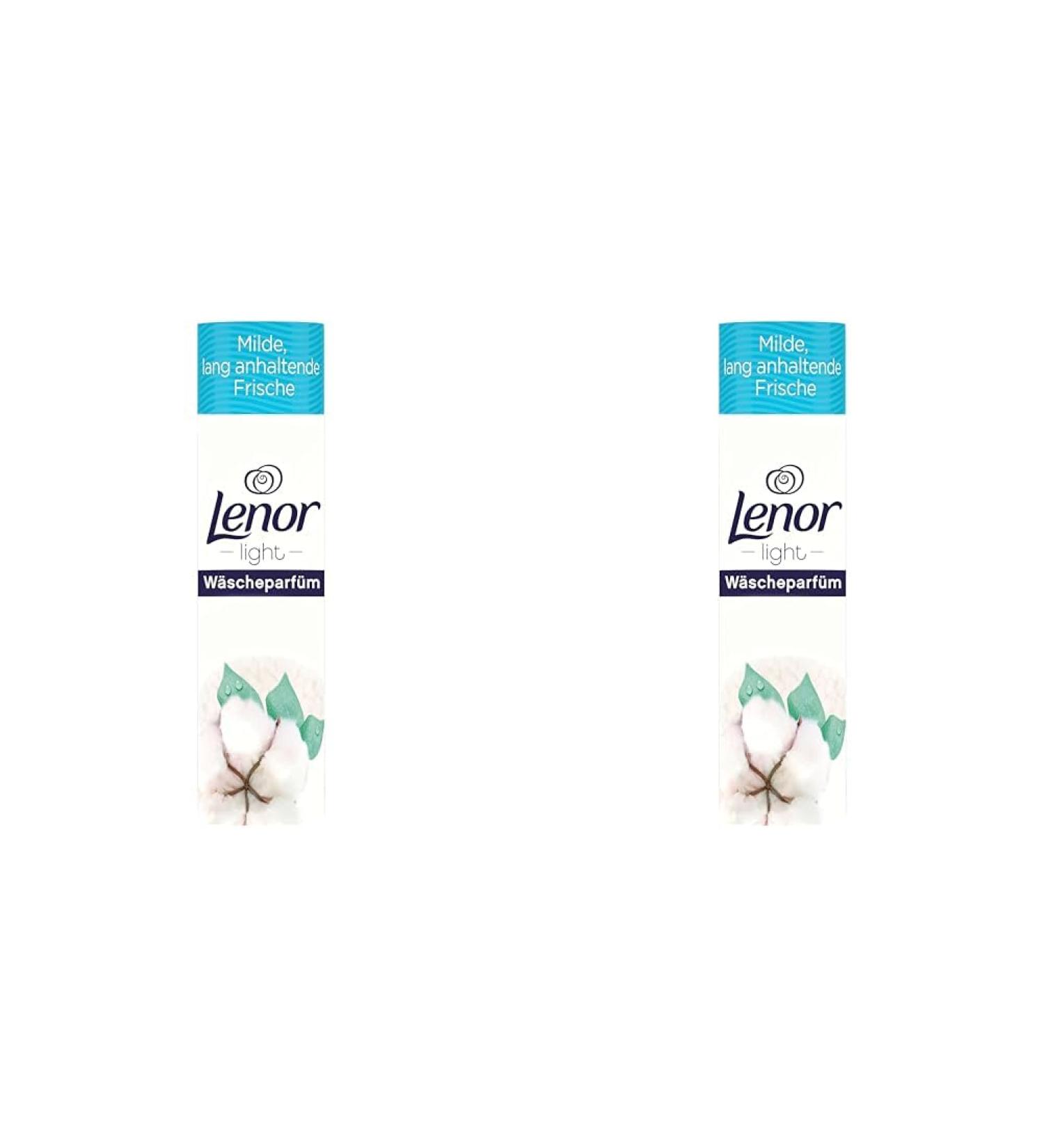 Lenor Light Laundry Perfume 300 Fresh Cotton Blossom g For Mild Freshness That Lasts Long (Pack of 2) 300g (Pack of 2)