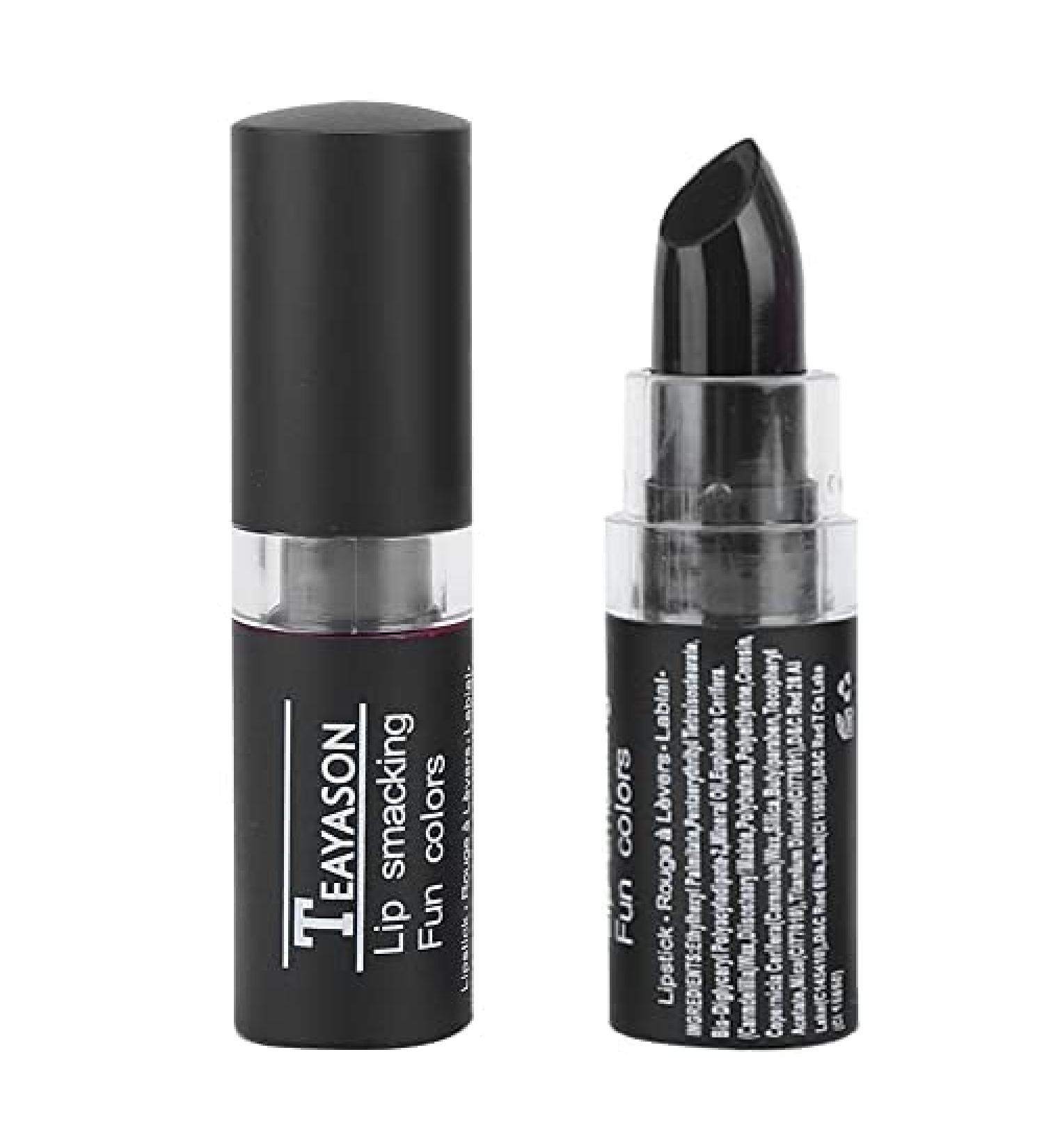 Black Lipstick Set for Women | Long-Lasting Matte Makeup for Halloween Cosplay & Parties | Retro Lip Gloss - Buy Online on GoSupps.com