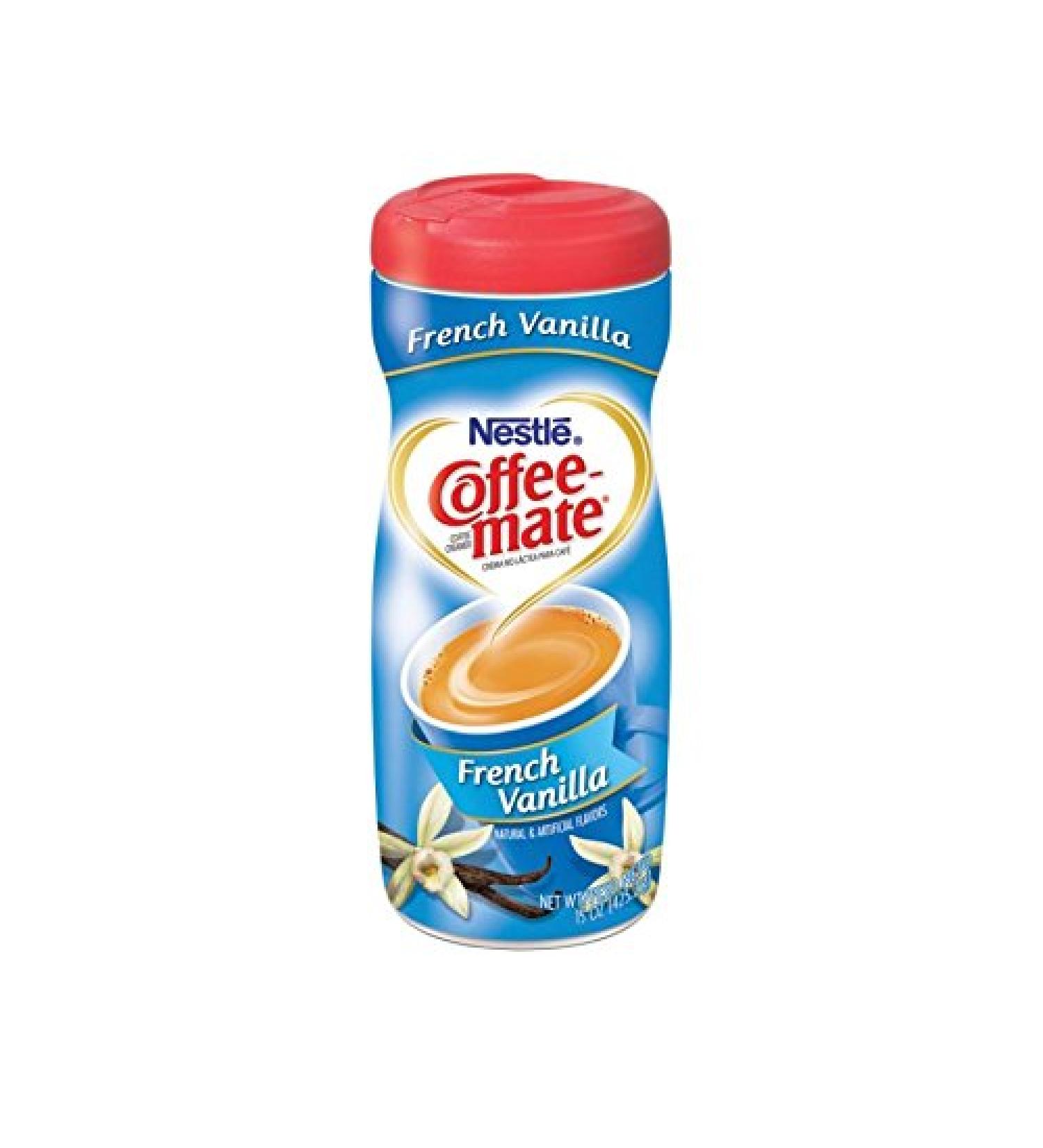 Coffee-Mate Powder Creamer, French Vanilla Flavor, 15oz.