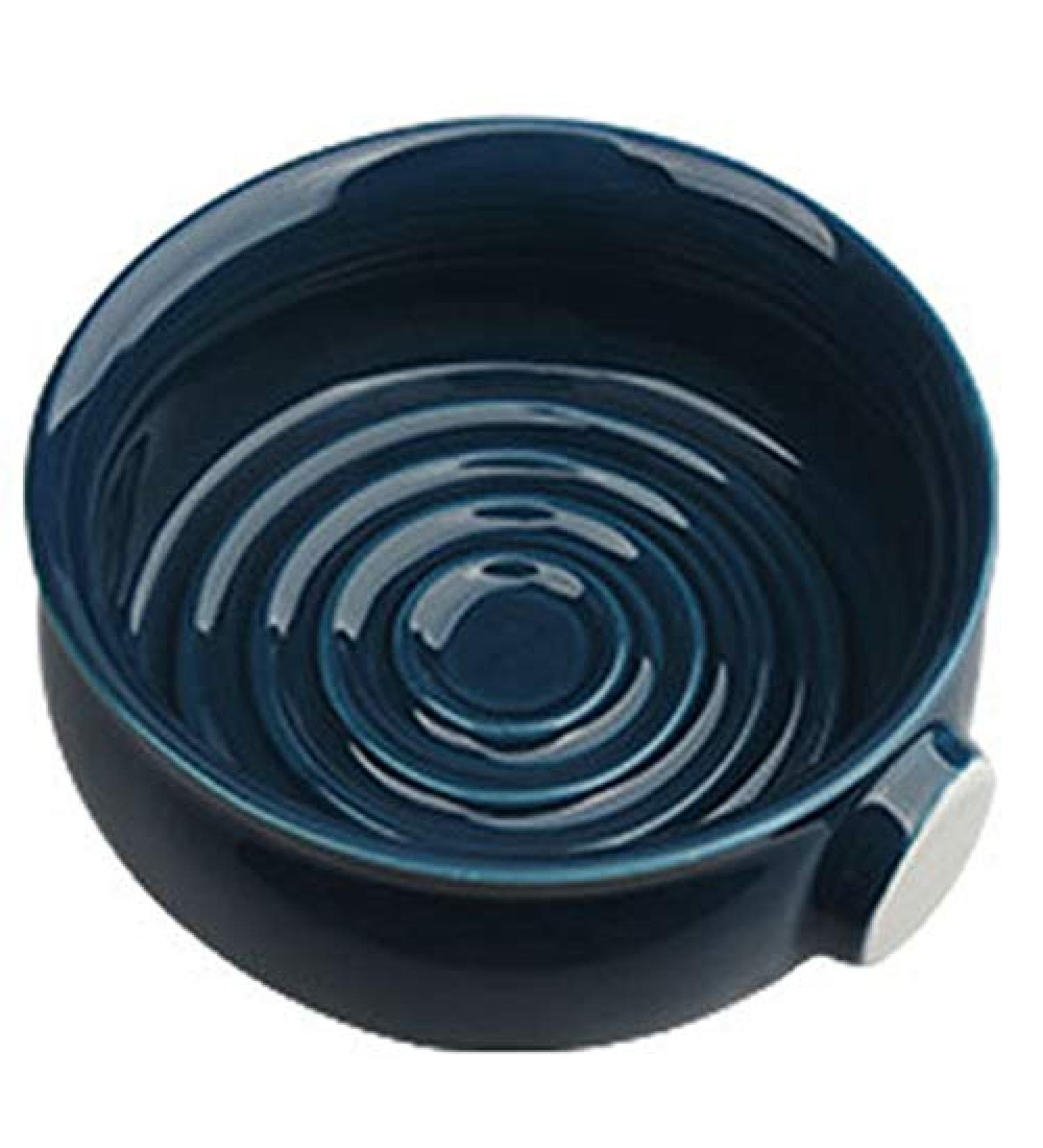 Buy Ntcpefy Ceramic Men's Shaving Mug Bowl Dark Blue | Wide Mouth for Shaving Brush & Soap International Shipping Available - Buy Online on GoSupps.com