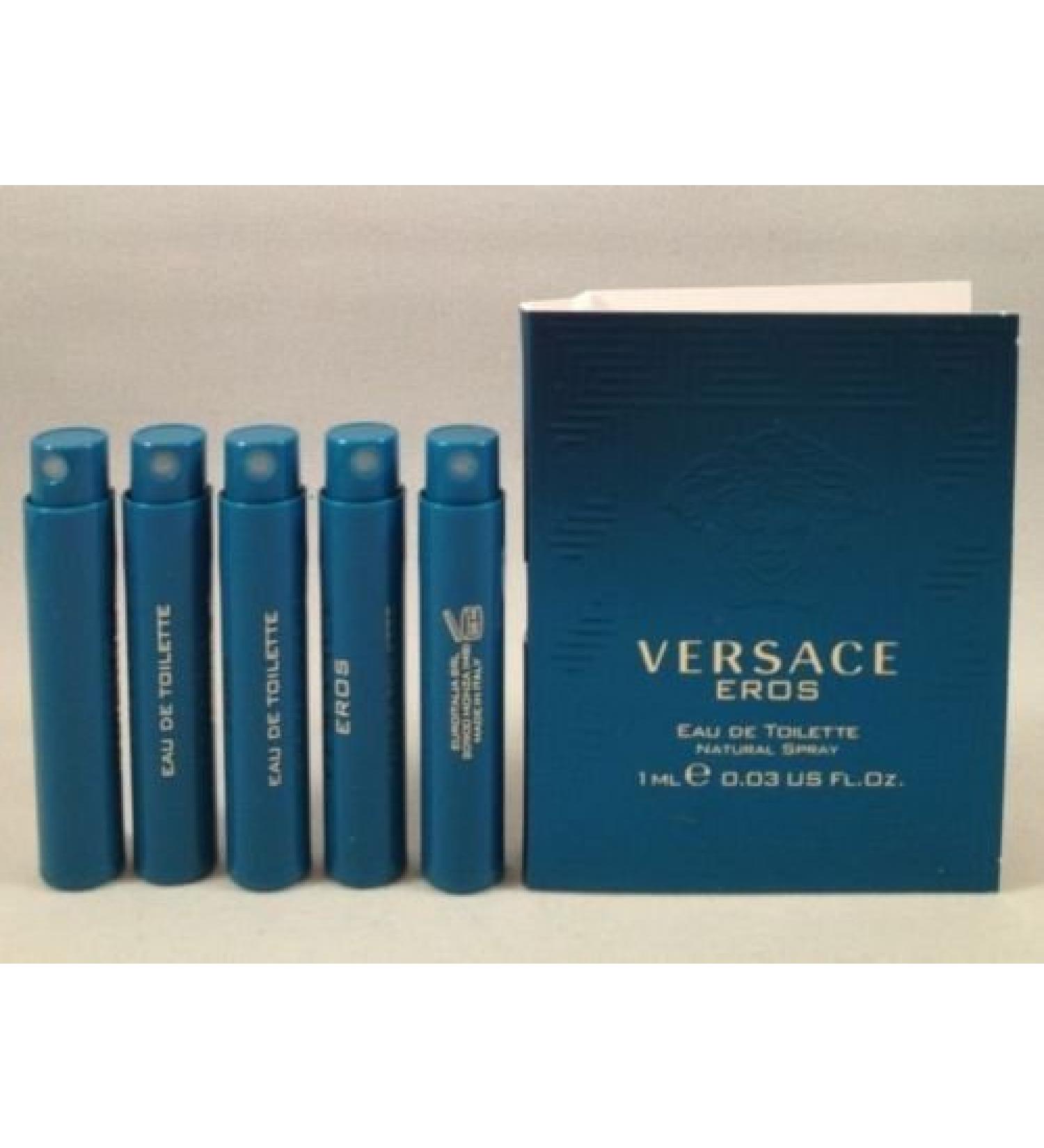 Versace 5 Eros EDT Travel Sample Spray Vial 0.03 Oz/1 Ml Each Lot